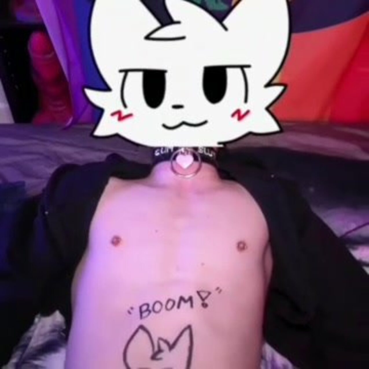 belly bulge anal nipples
