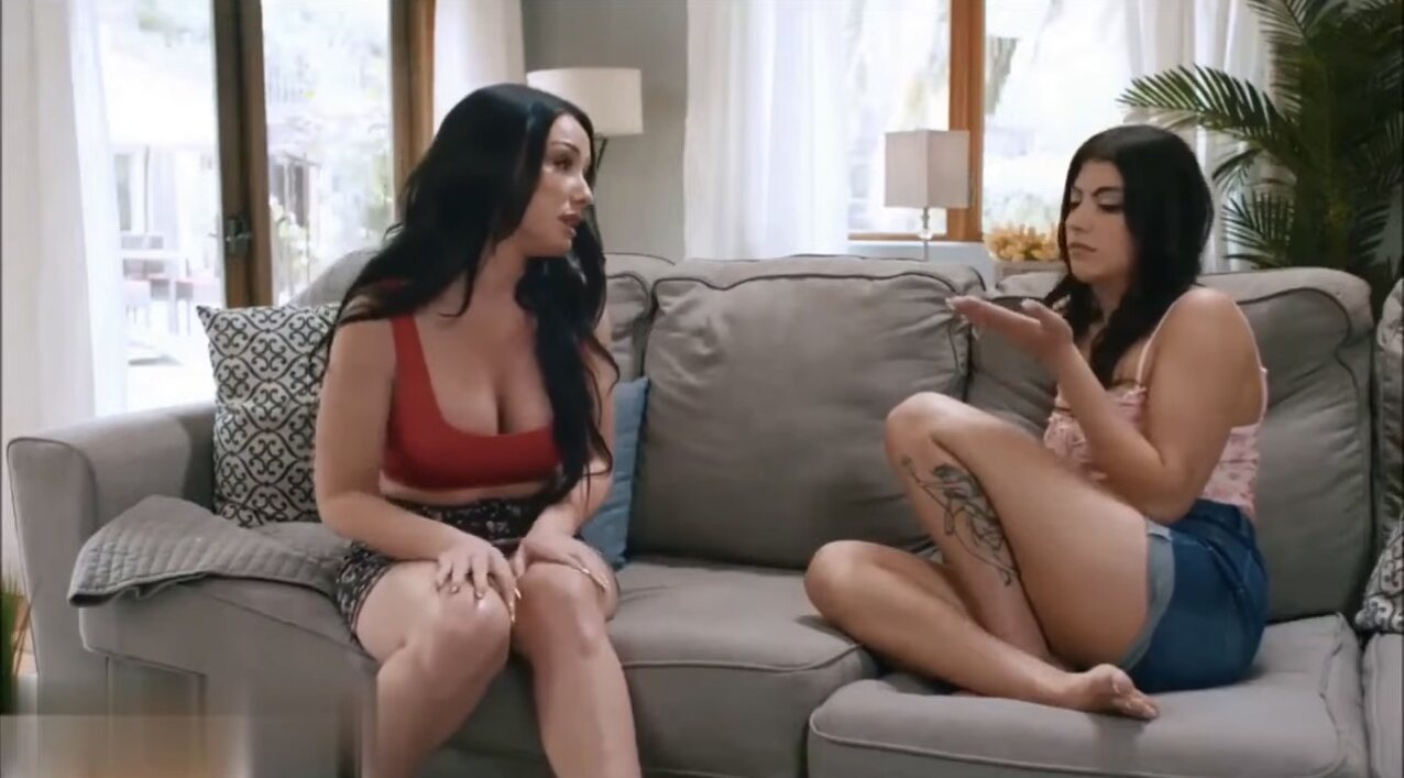 lesbian couch talking