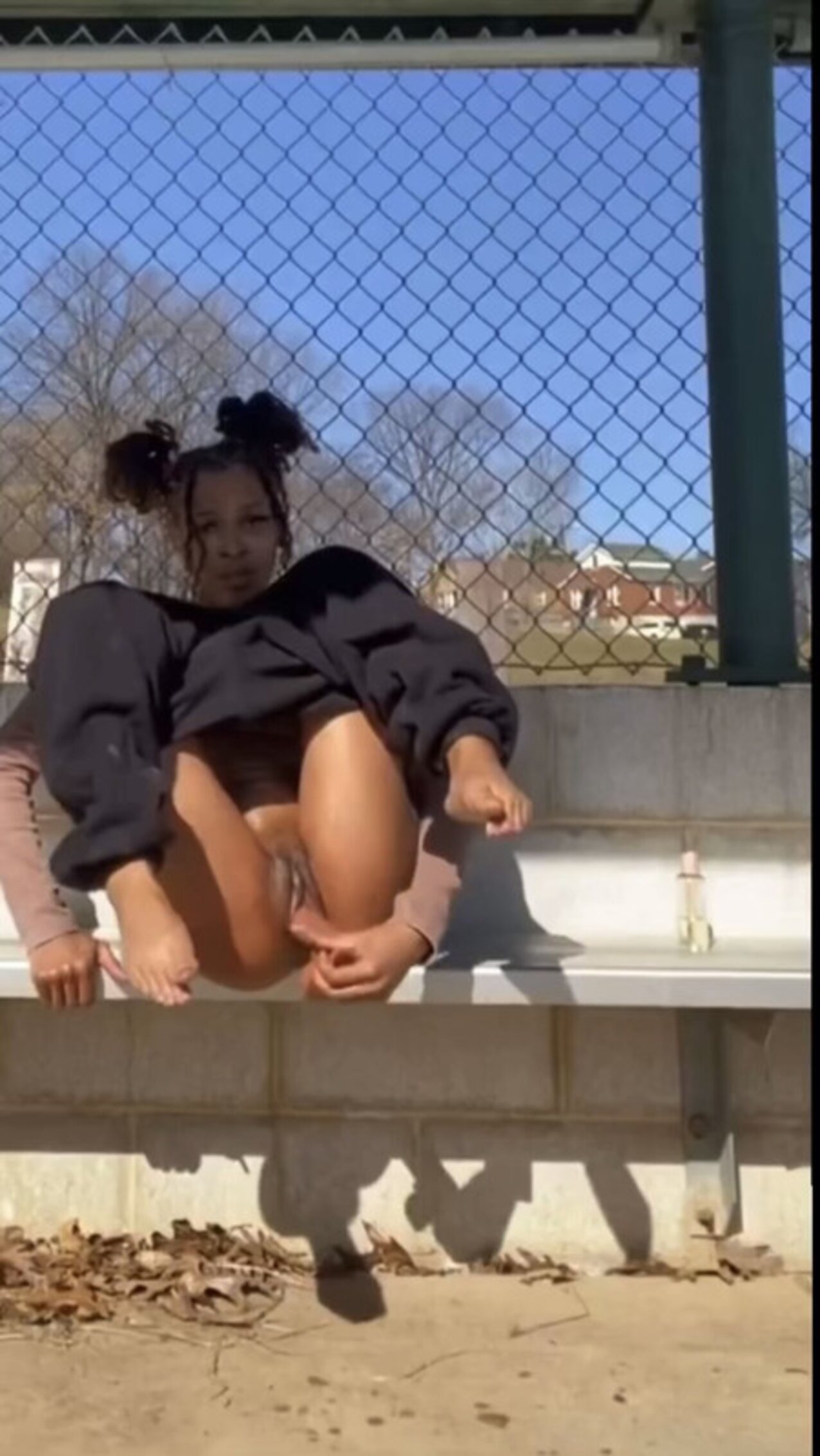 ebony public masterbating