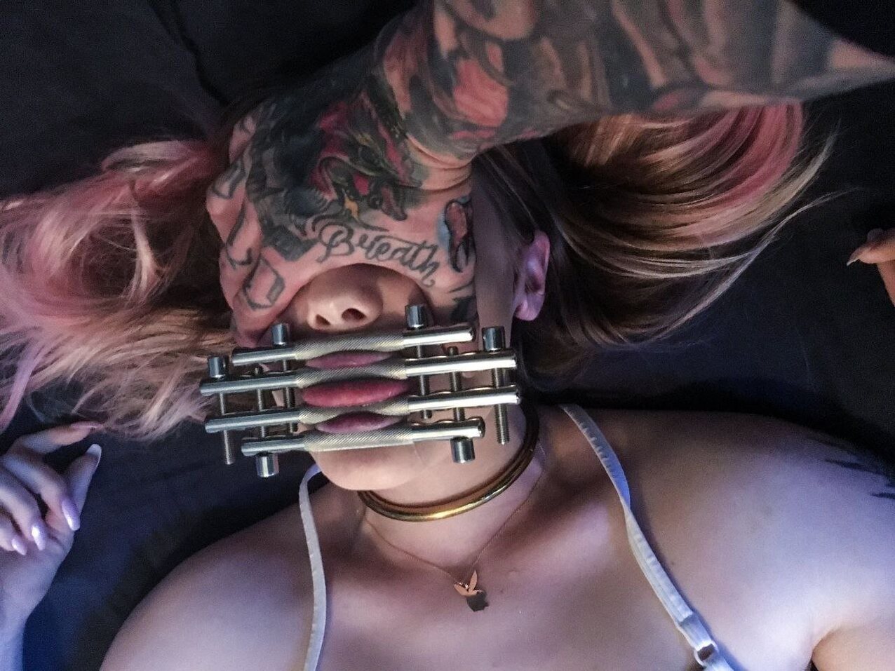 bdsm lock gag