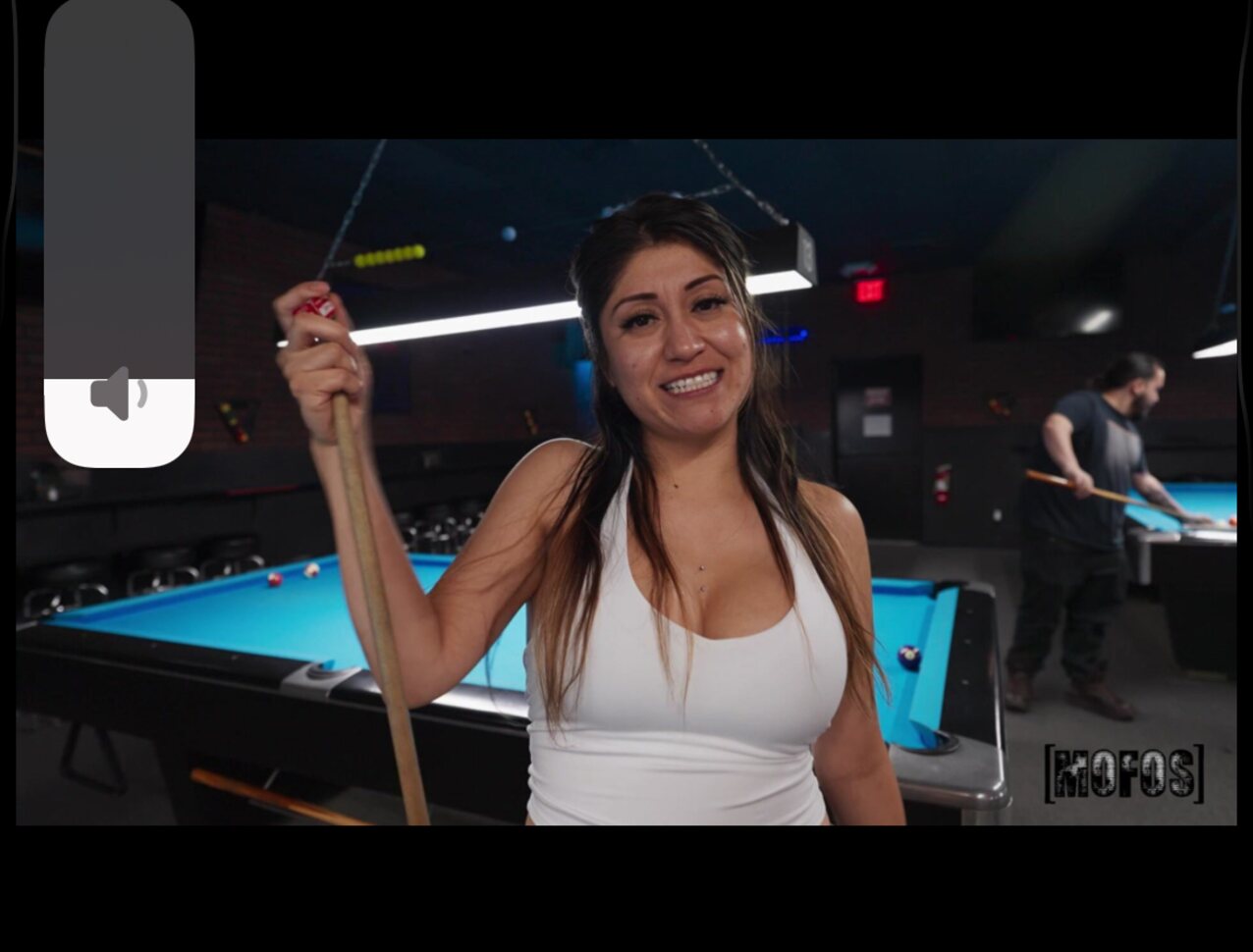 black haired pool table mofos