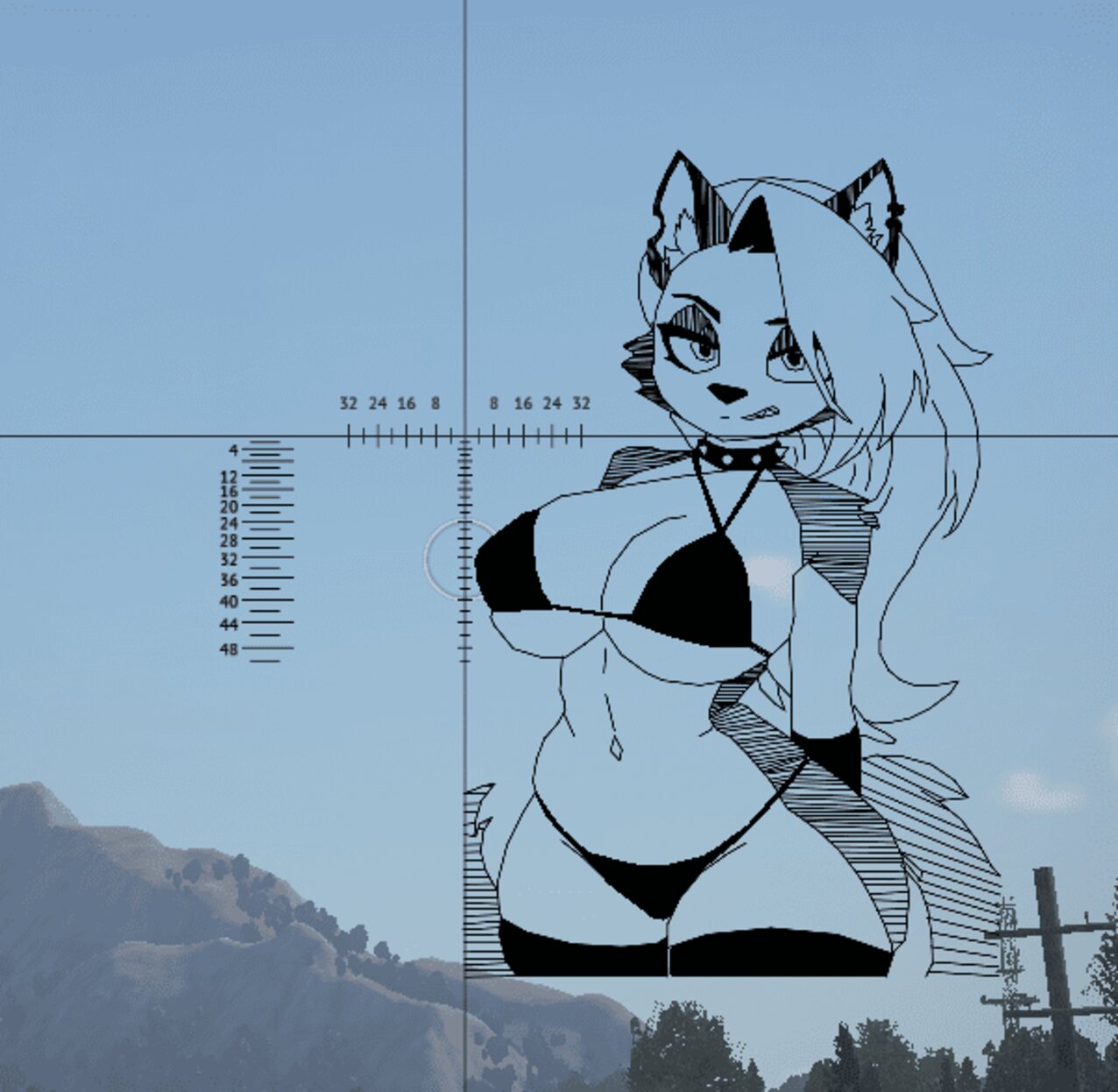 furry thicc thighs big boobs