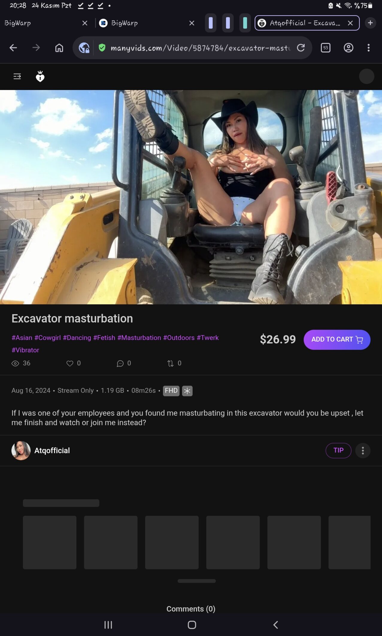 atqofficial excavator outdoor