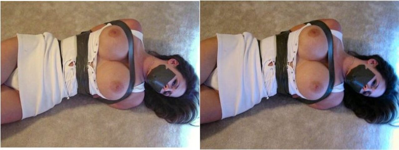 brunette tied bdsm
