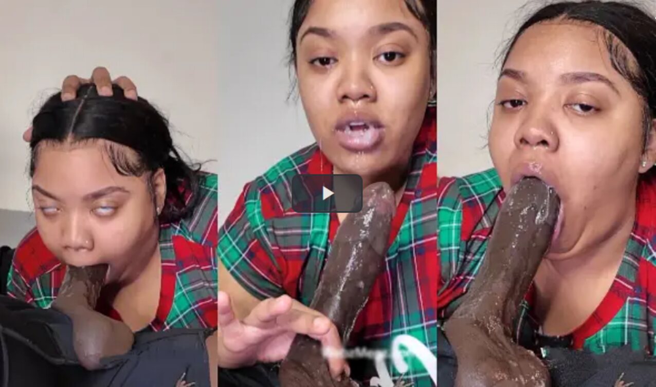 ebony blowjob throat