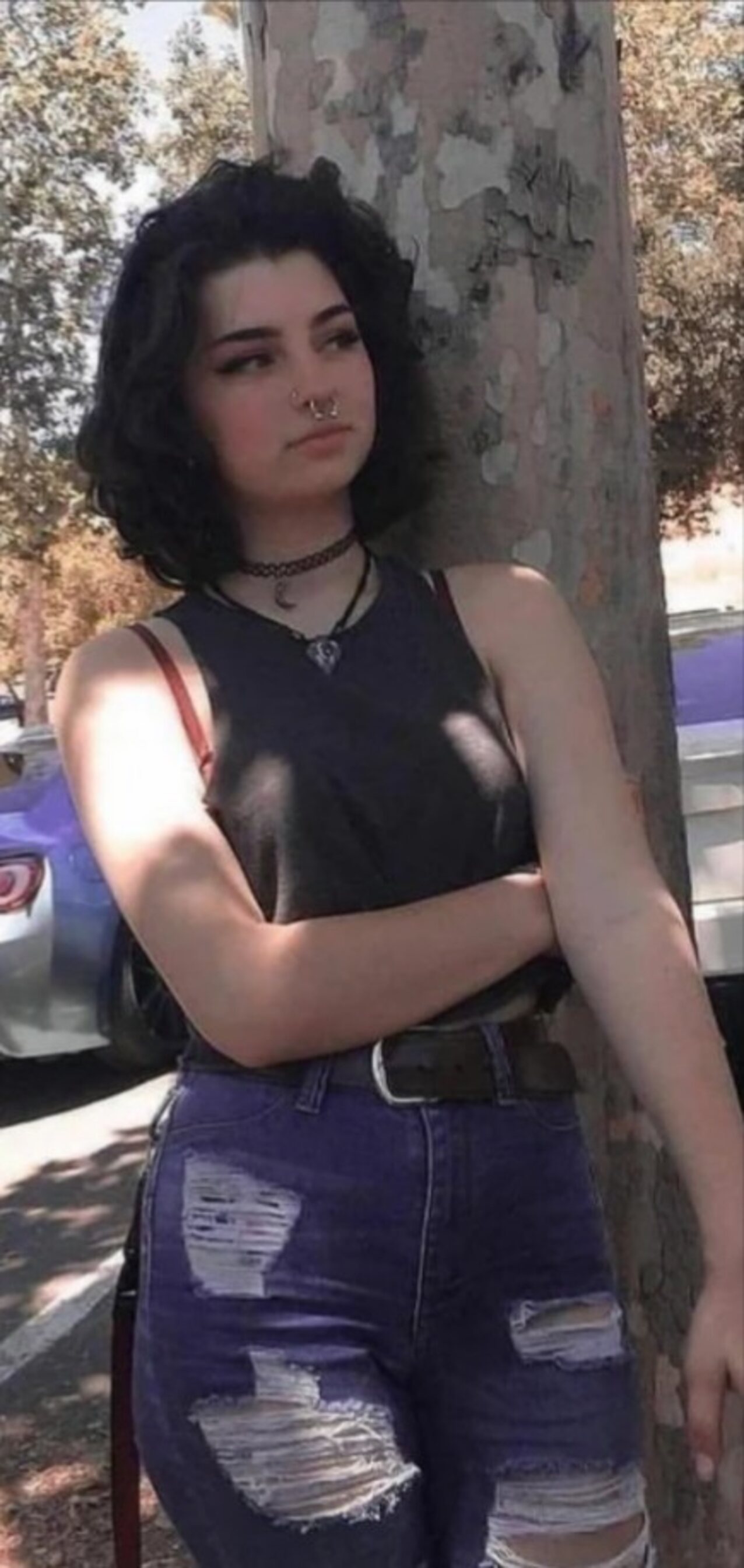 outside goth piercing