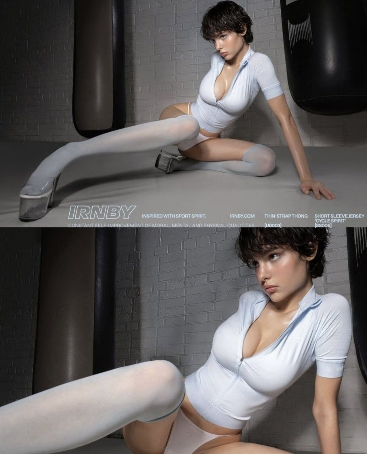 model lingerie boobs