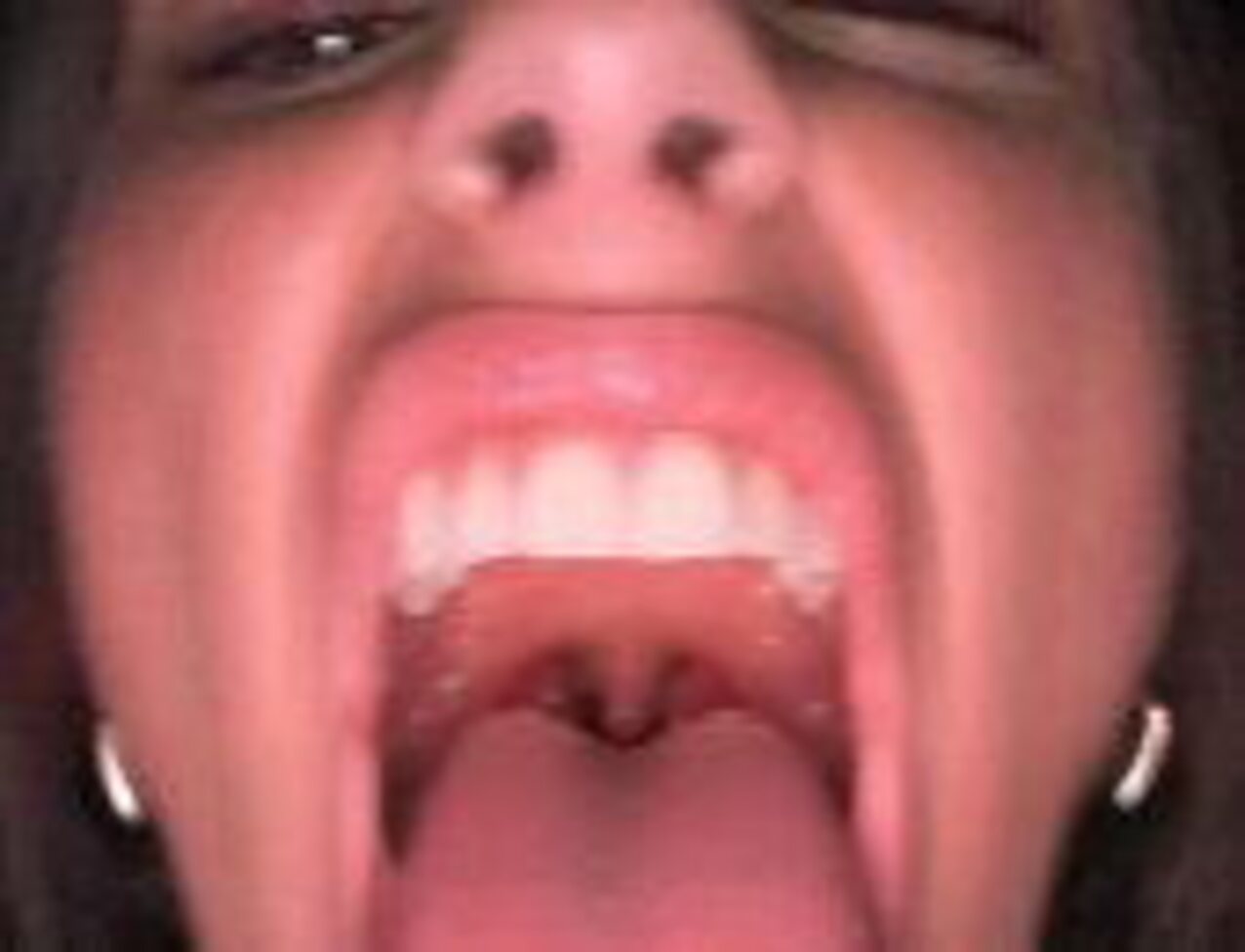 mouth open tongue out nasty