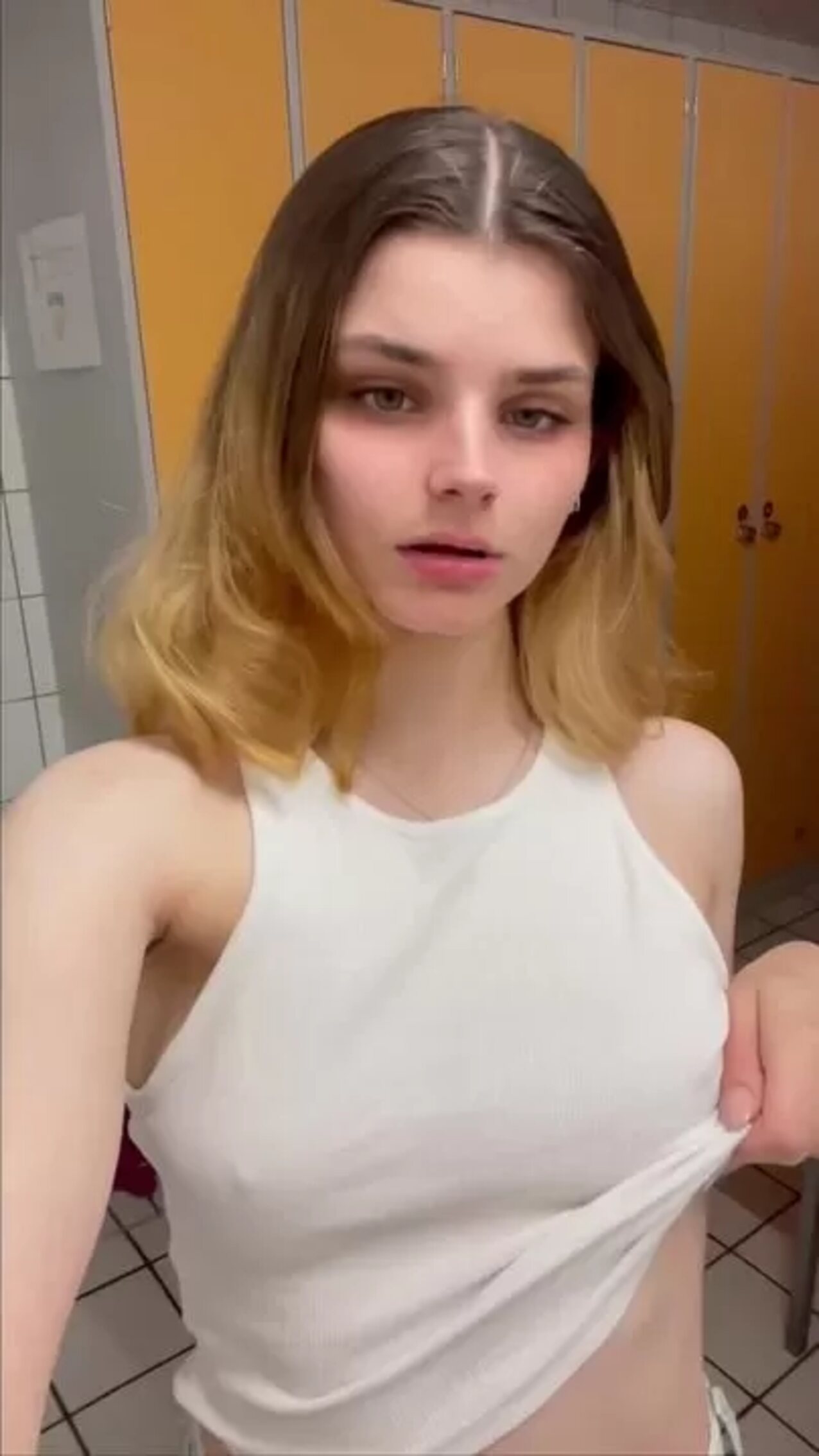 busty blonde teen