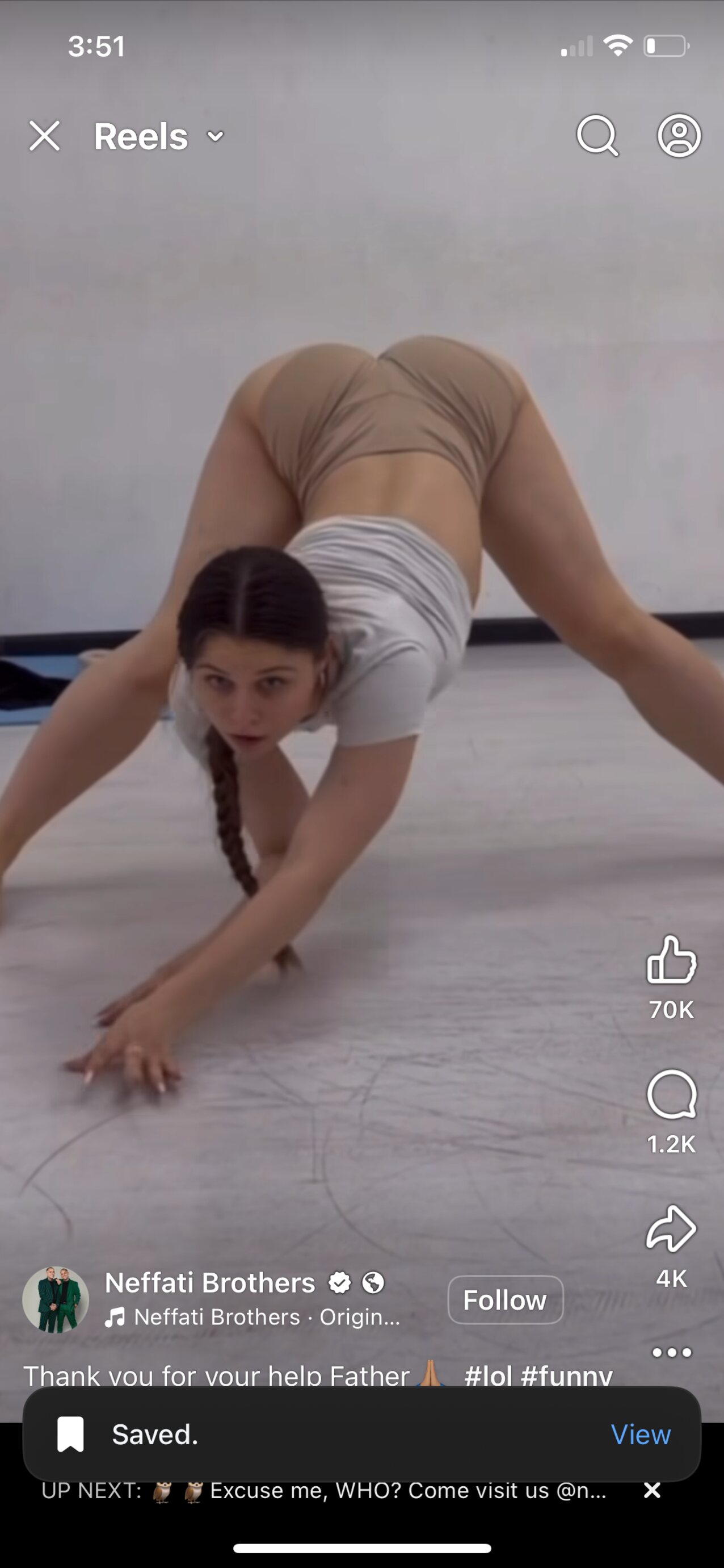 twerking yoga stretching