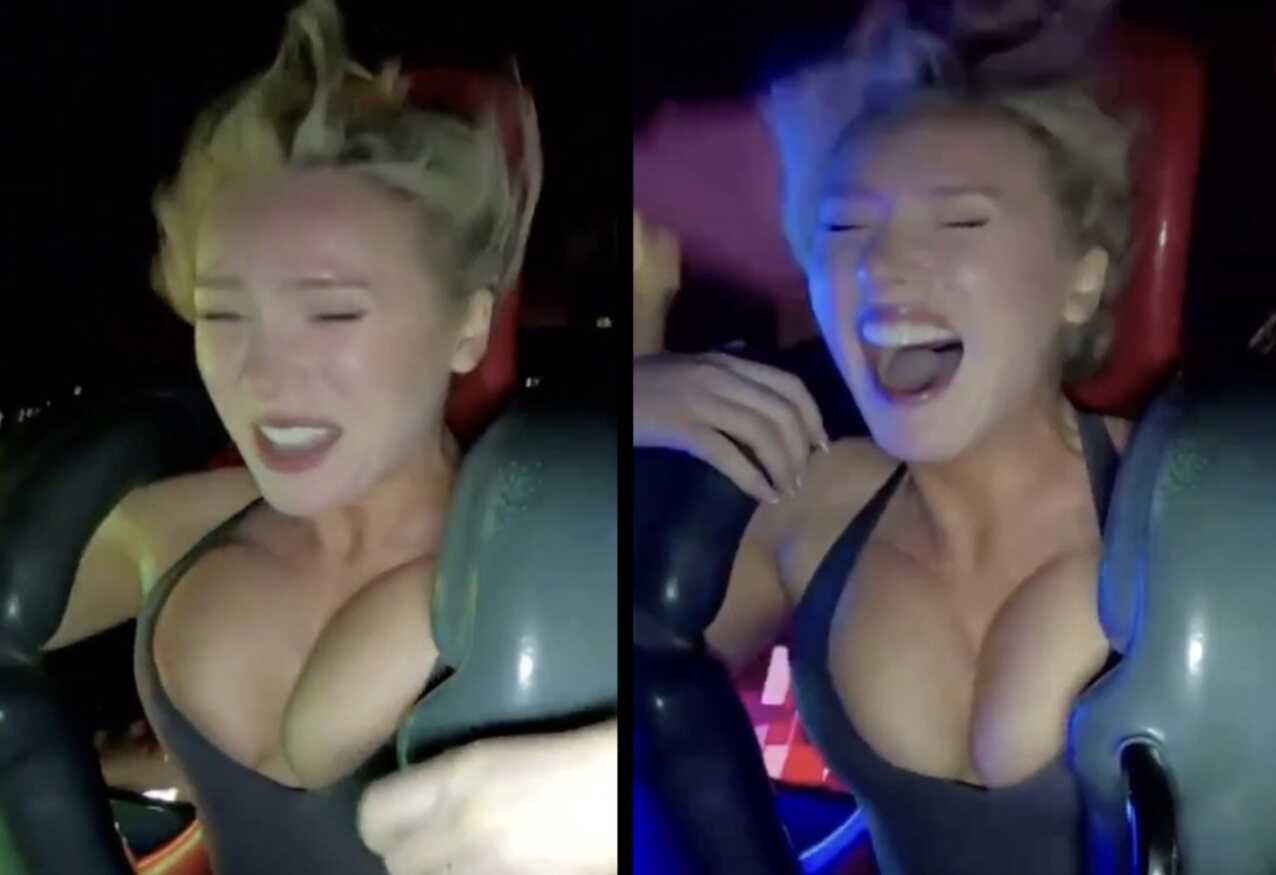 blonde big boobs porn ad
