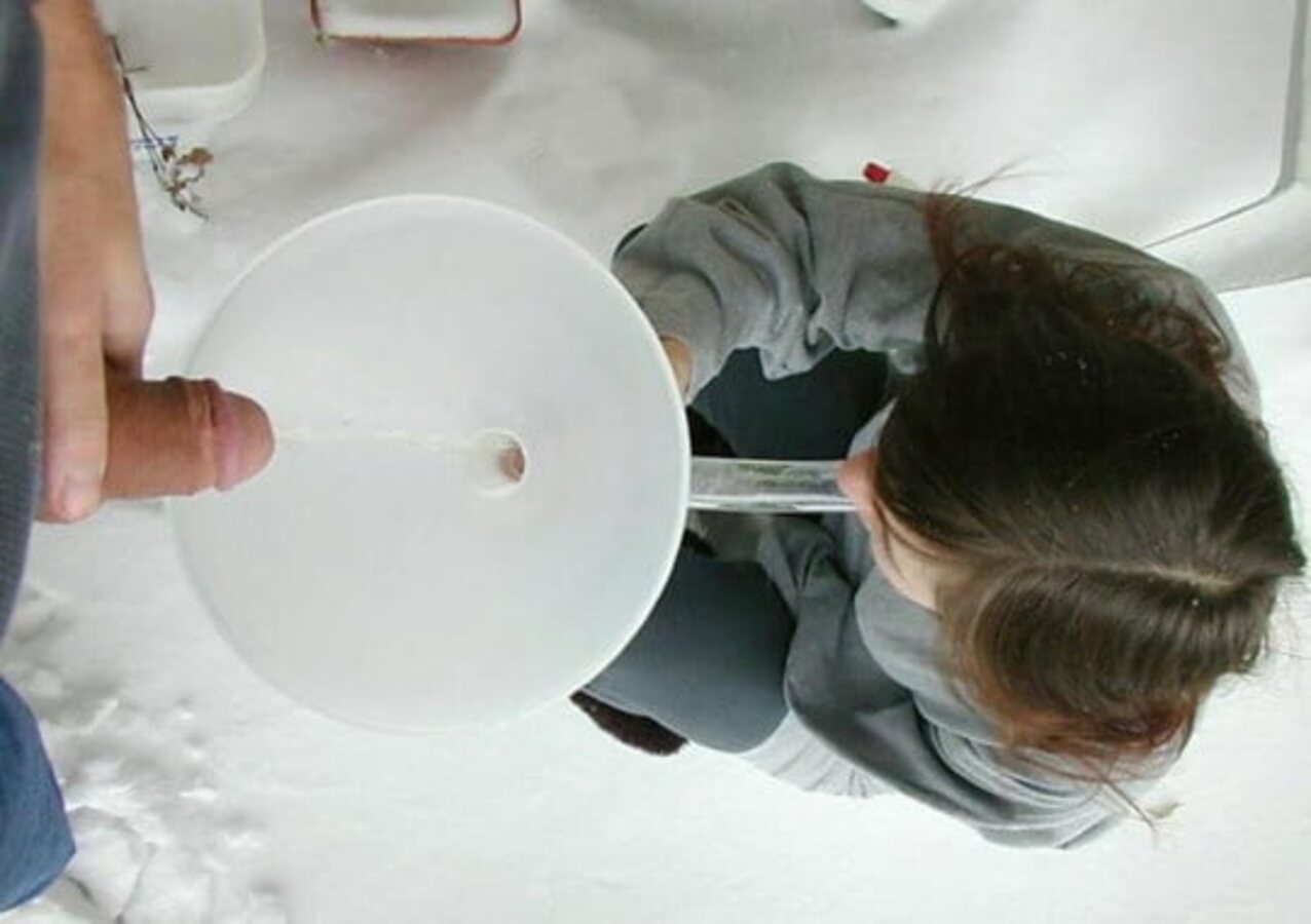 piss funnel kneeling