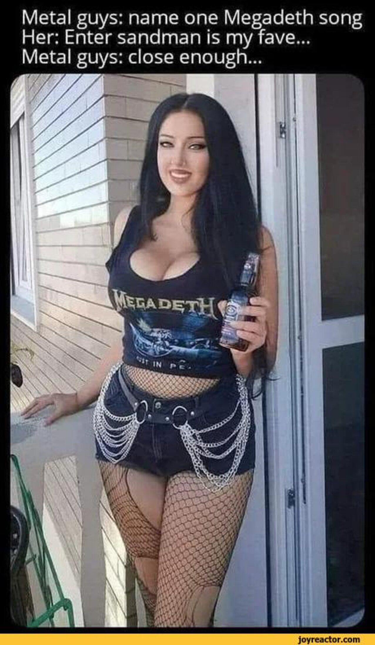 big tits metalhead goth