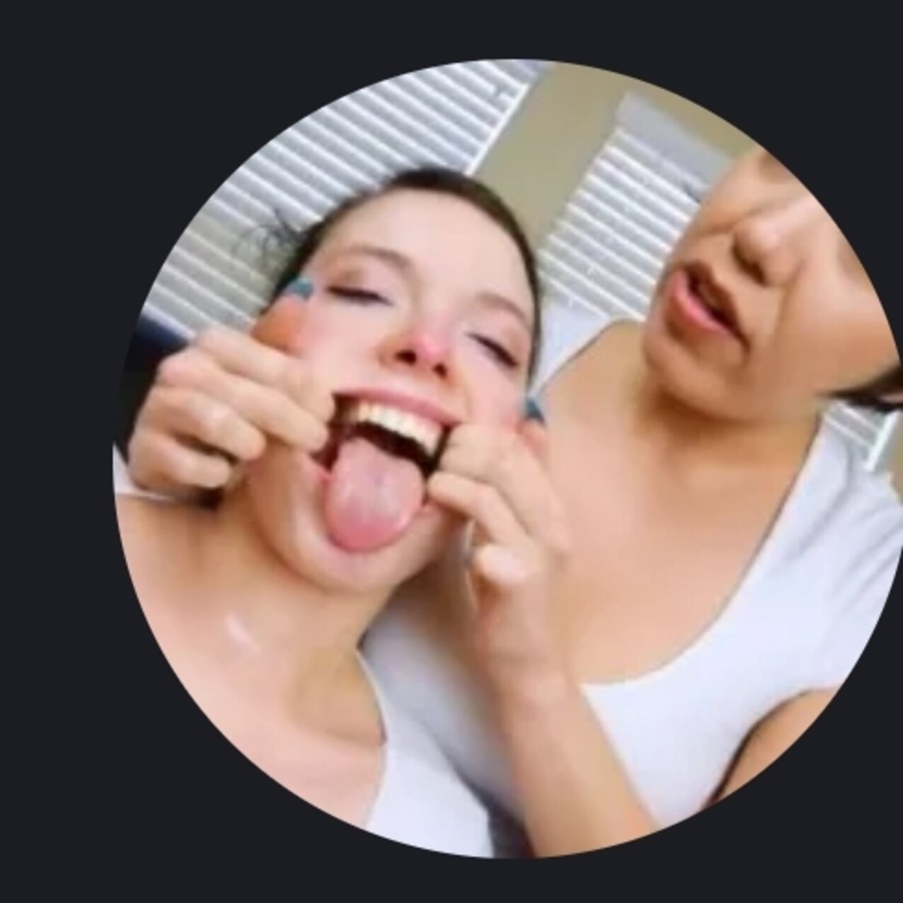 ahegao tongue lezdom