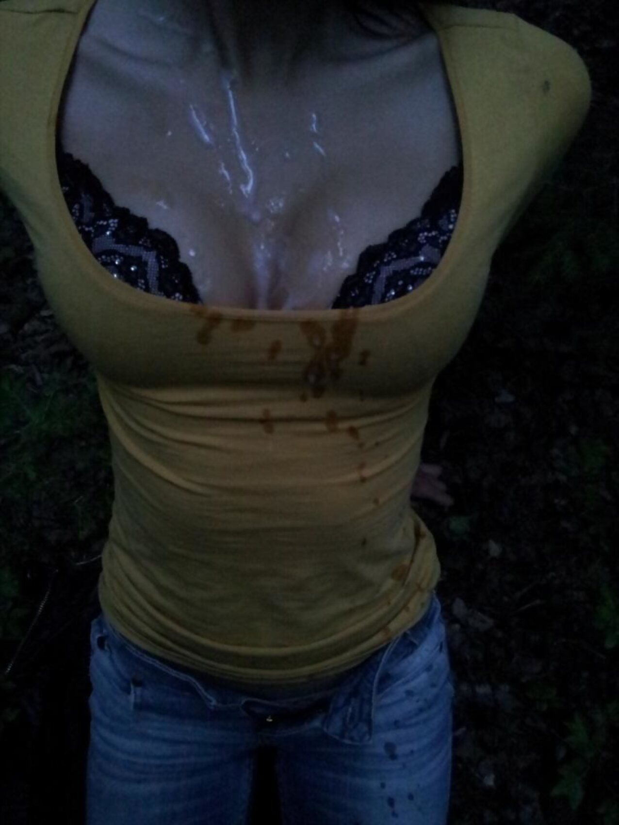 cumshot amature public