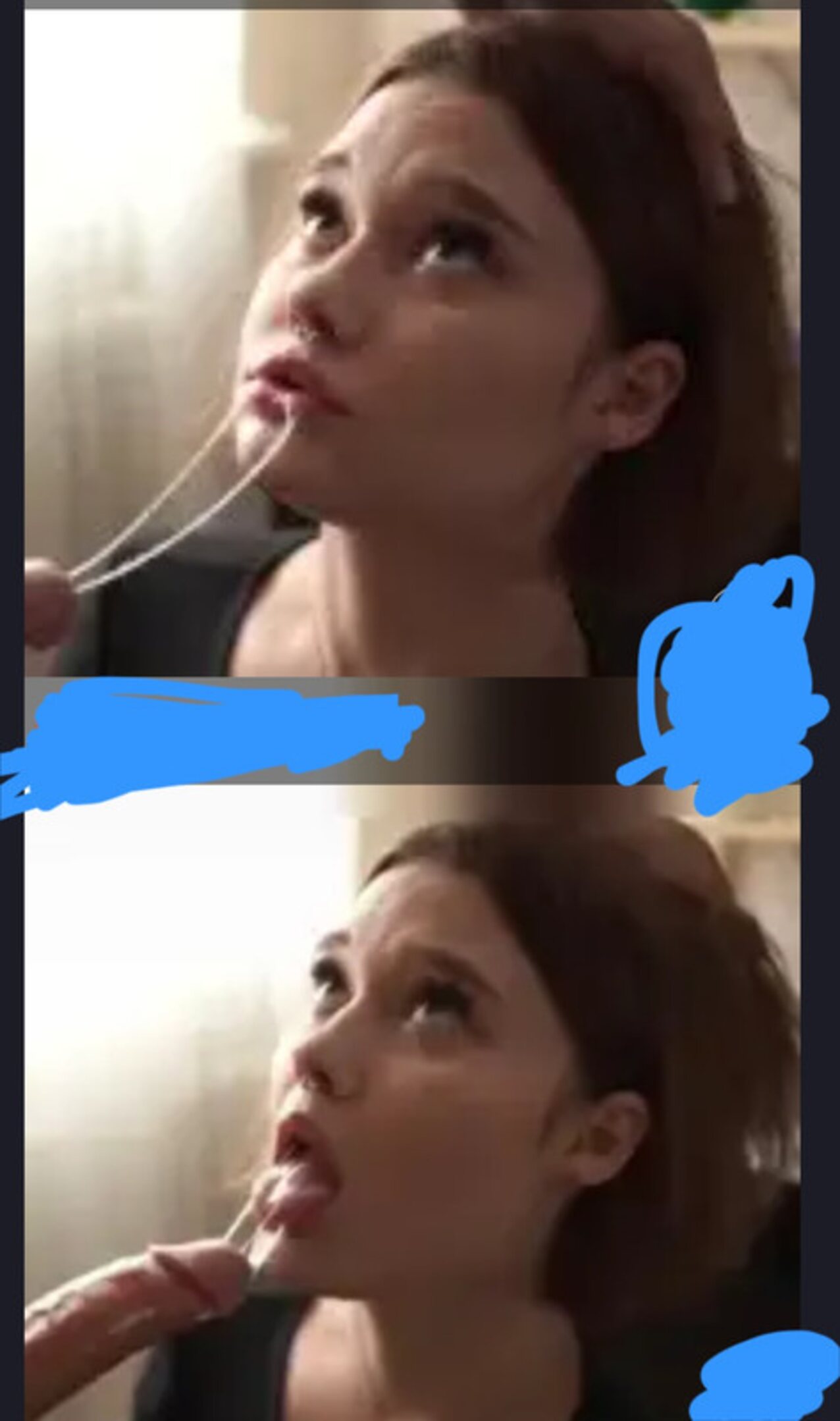 porn ad cum face