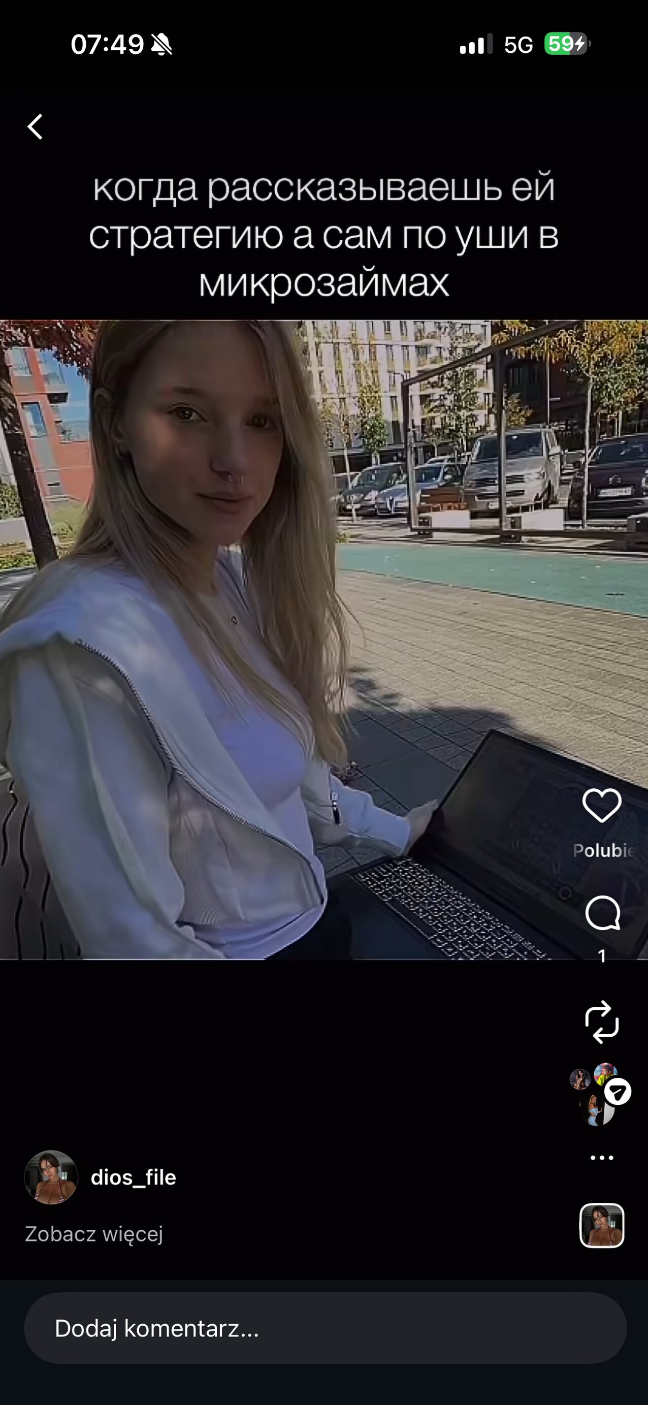 blond sexy public