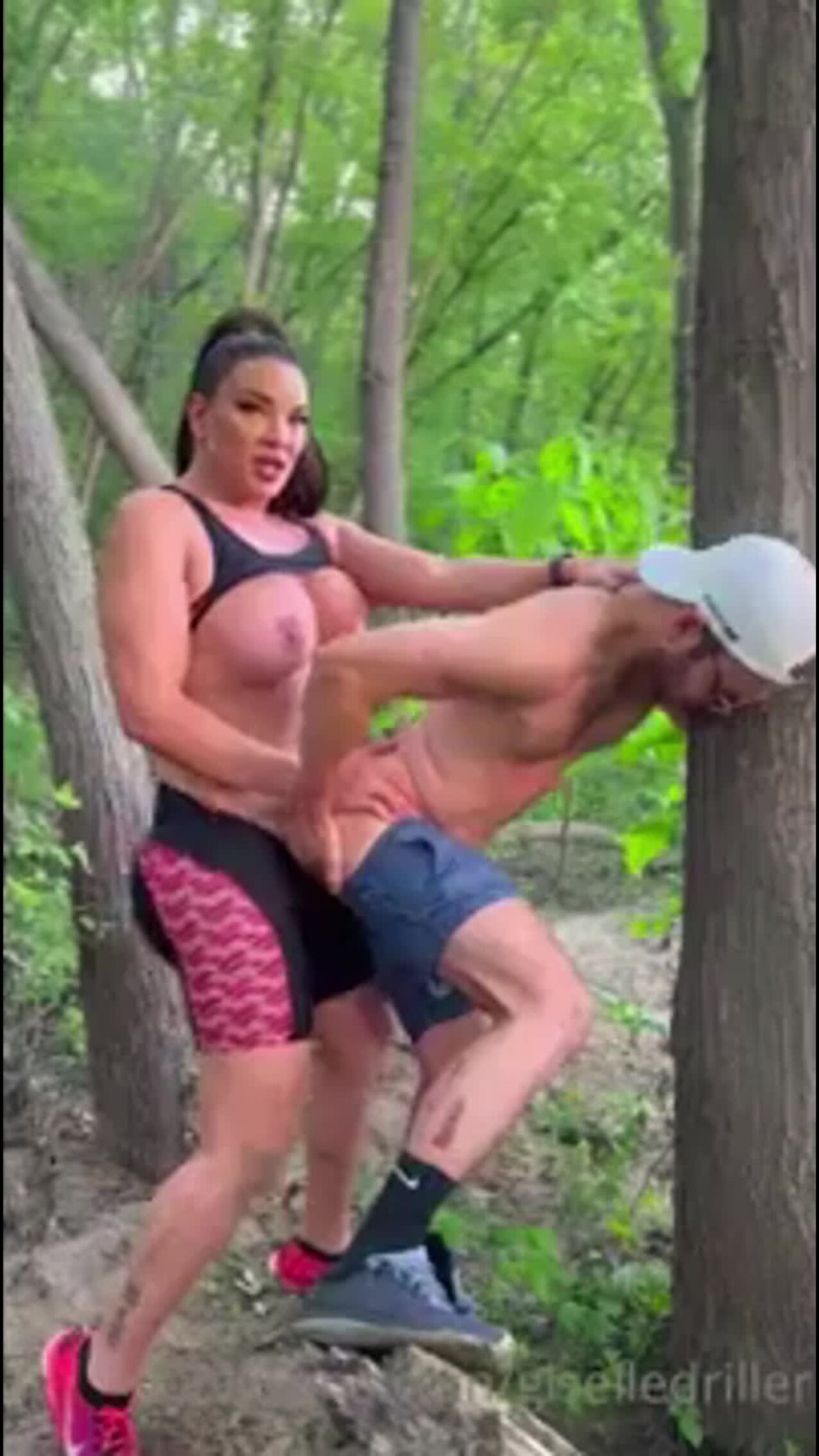 shemale two bi guys forest