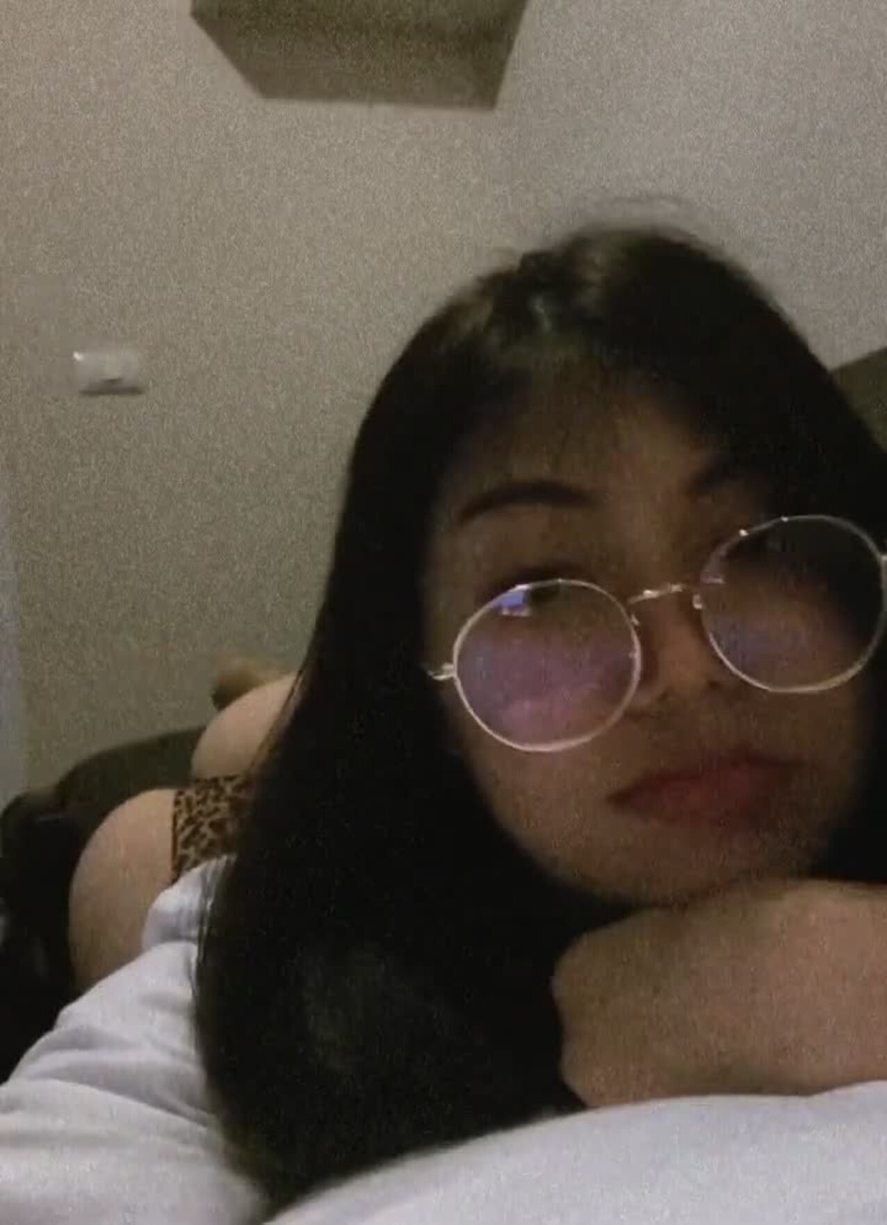 asian glasses leopard