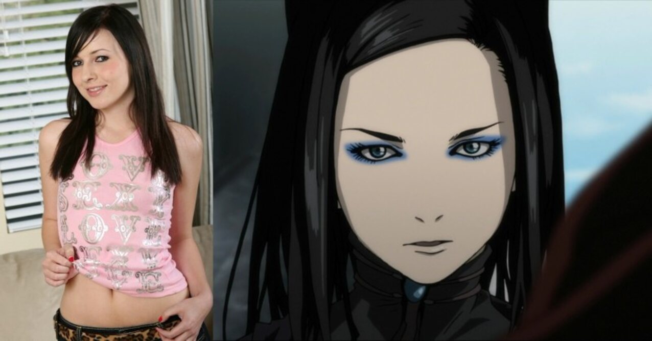brunette black hair goth