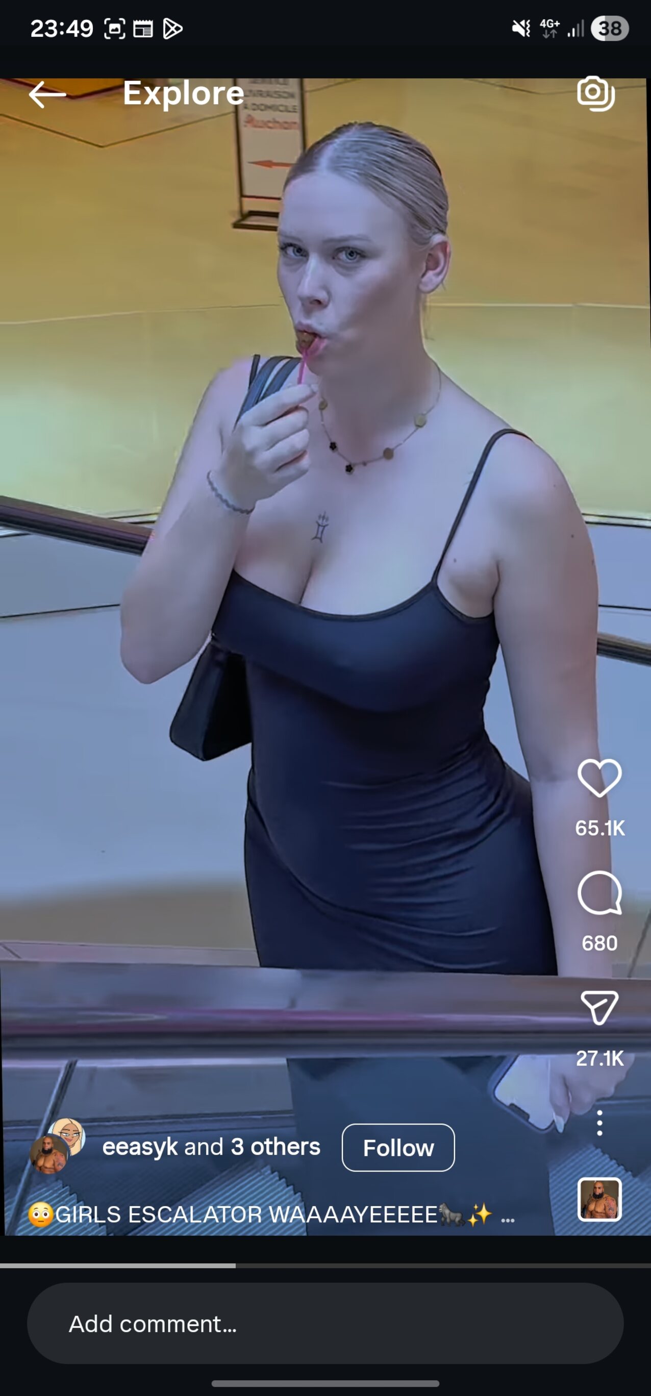 blonde ass dress