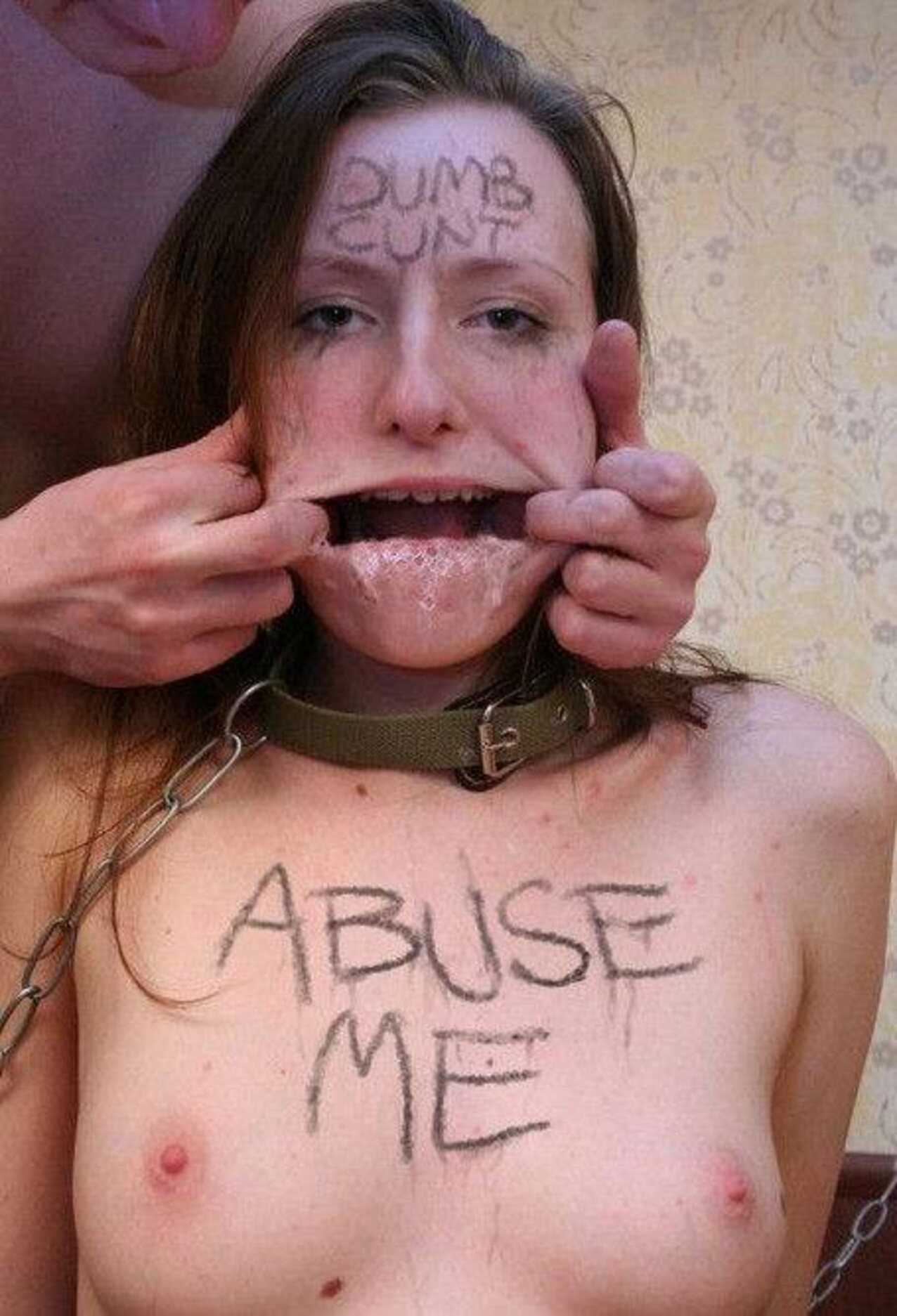 body writing abuse rough
