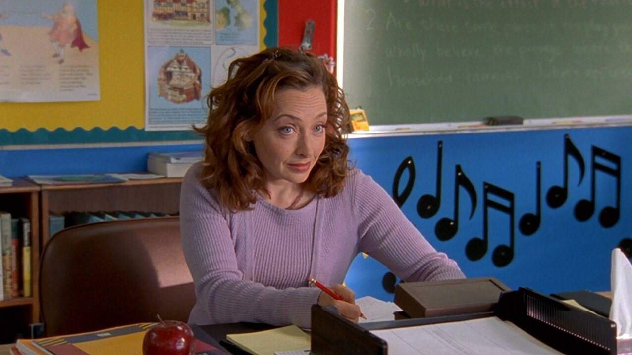 discussion women teacher curly