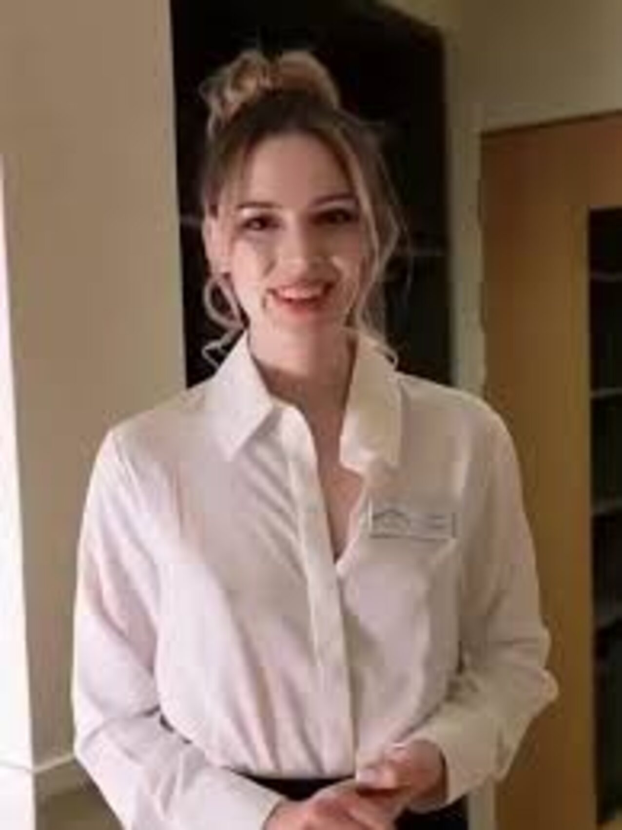 skirt shirt hotel worker