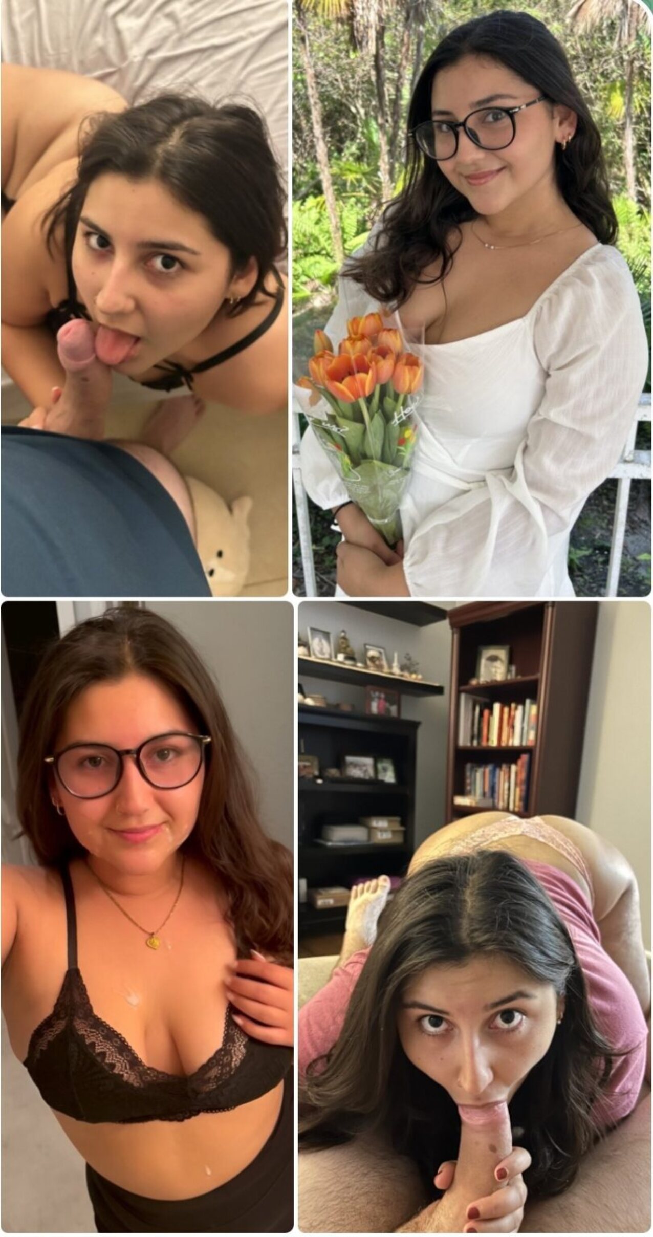 big tits glasses chubby
