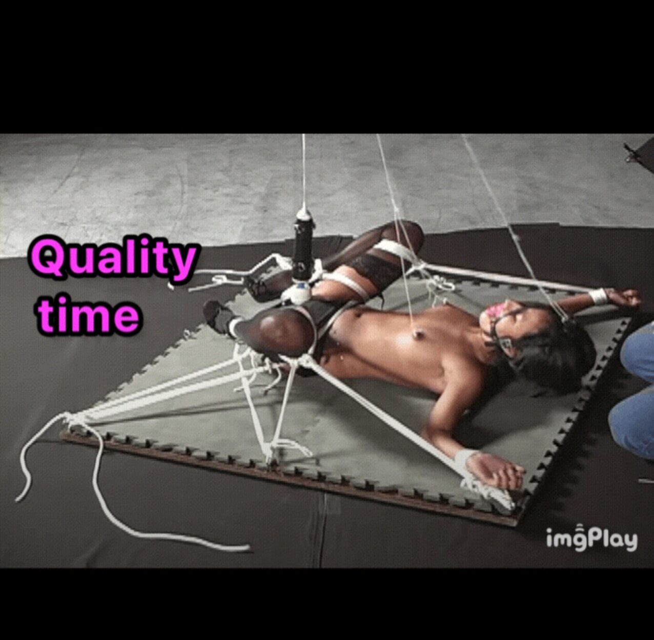 bondage submission brunette