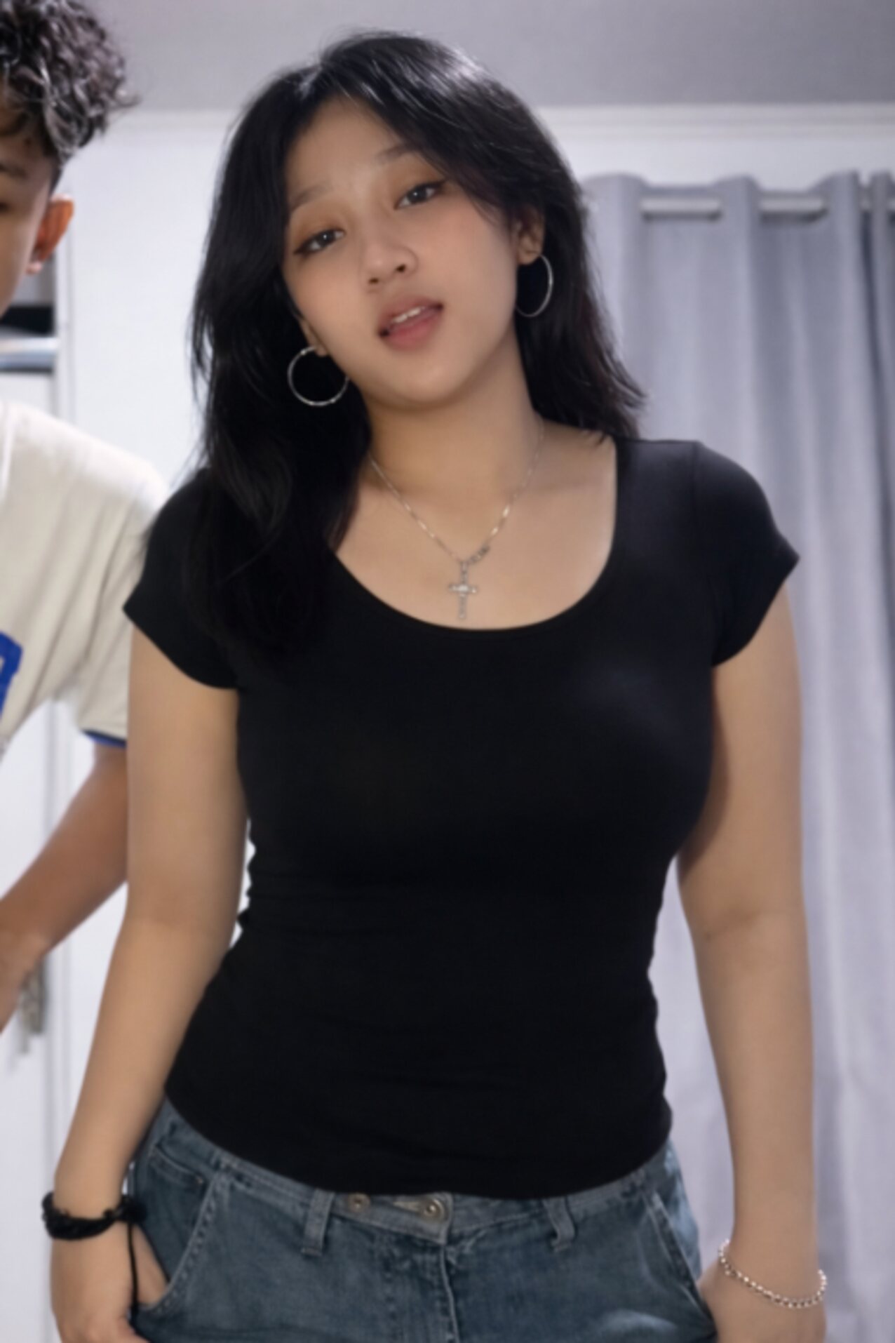 brunette asian teen