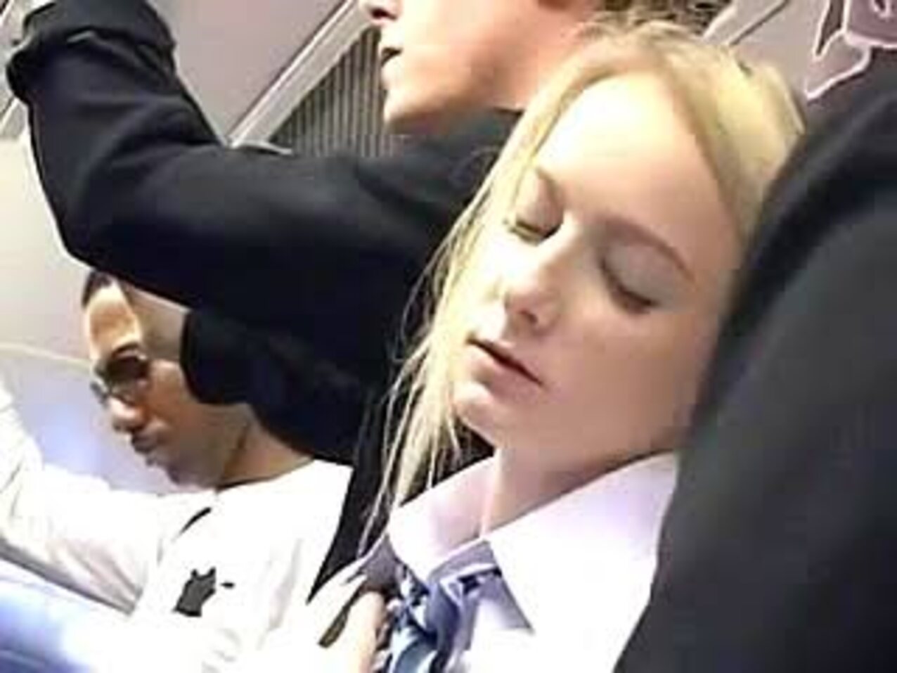 blonde schoolgirl uniform