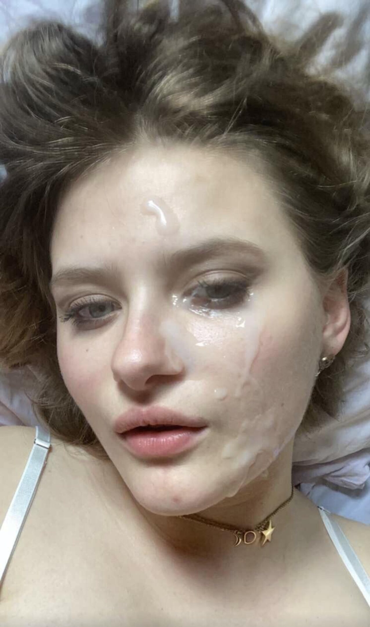 blonde facial beautiful