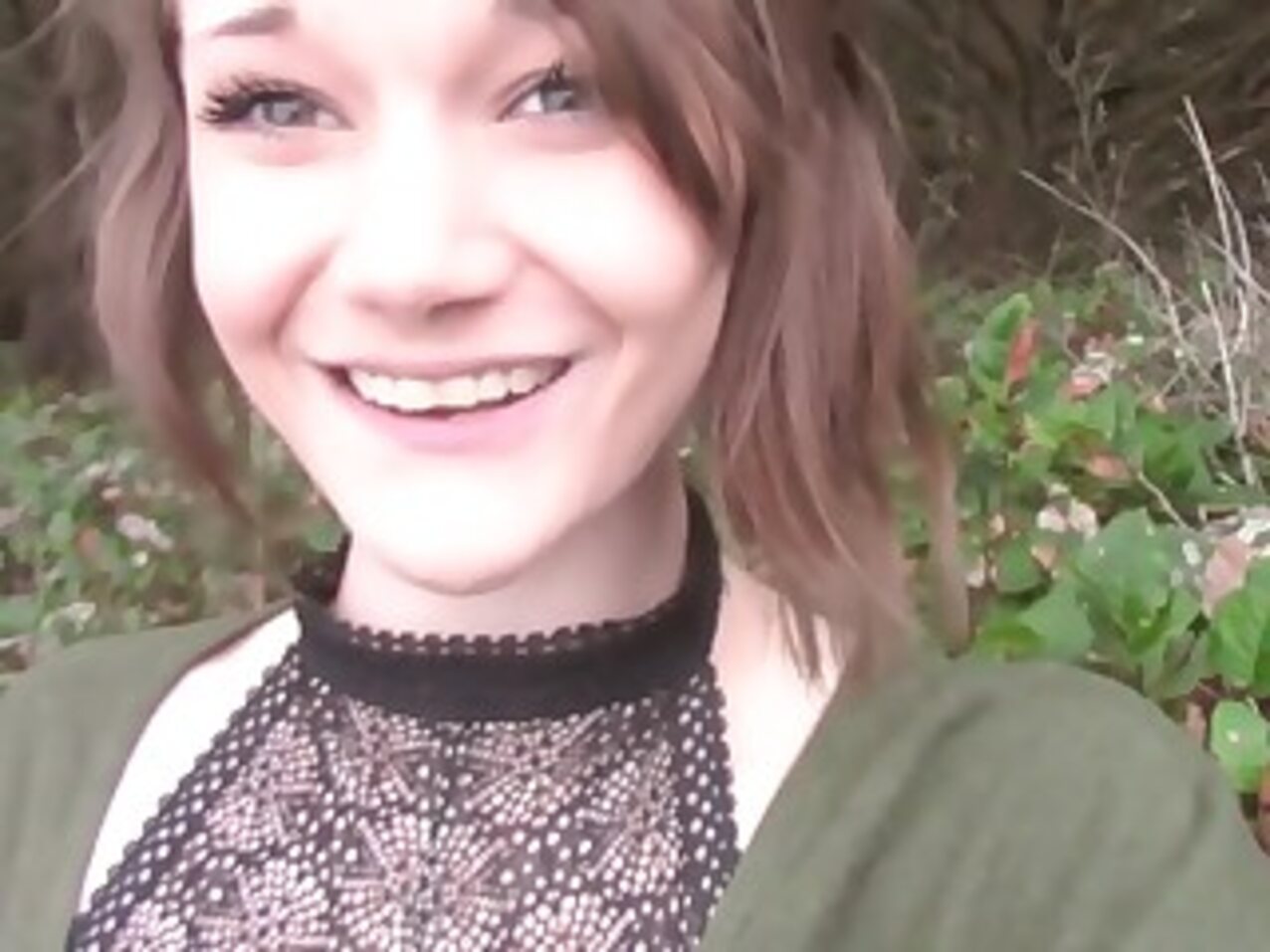 outdoor solo masturbation