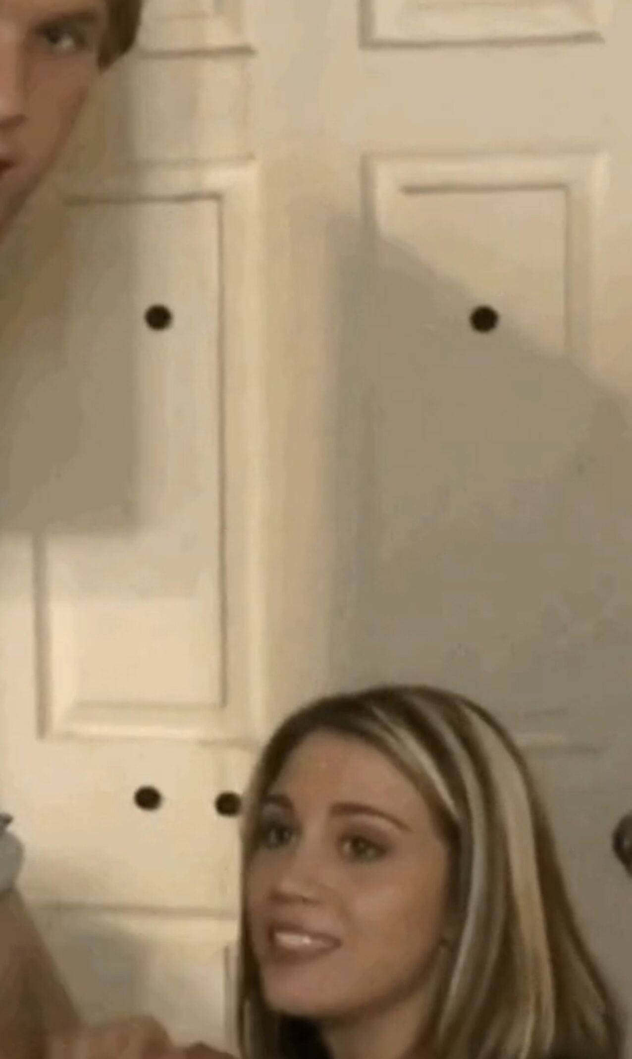 blowjob caught blonde
