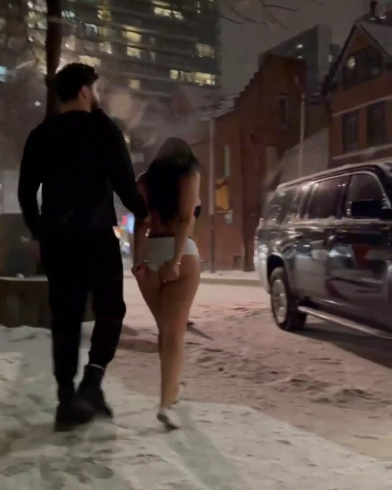 police escorted lingerie