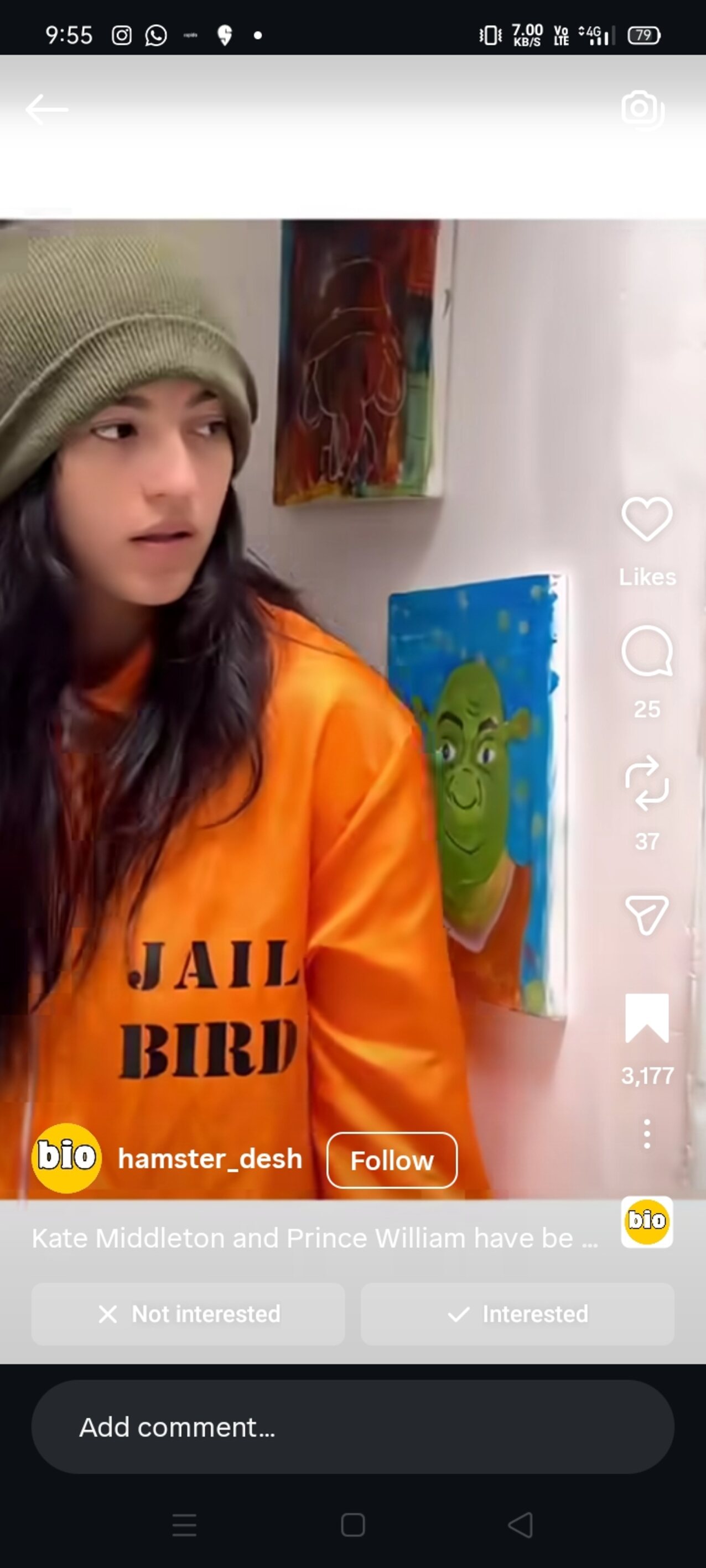 beautiful jailbird brunette