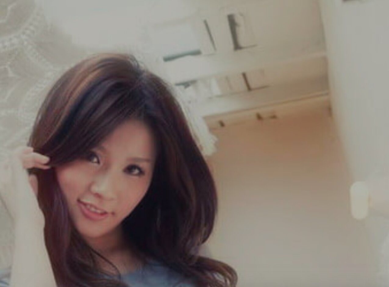 asian brunnete long hair
