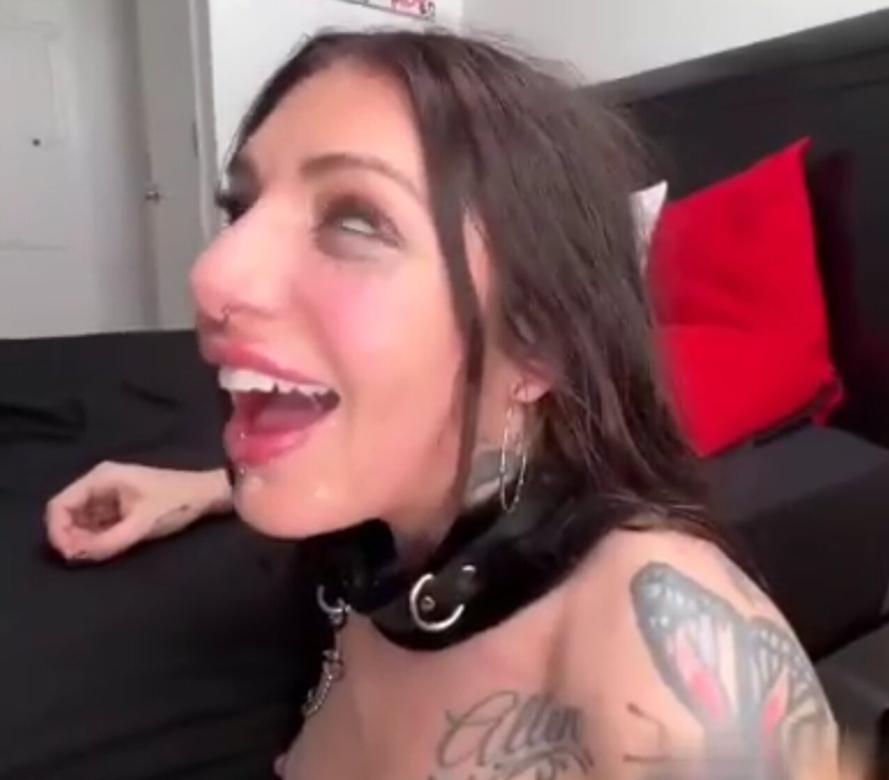 tattoo white brunette