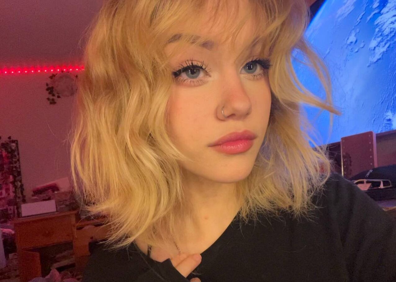 blonde white slut