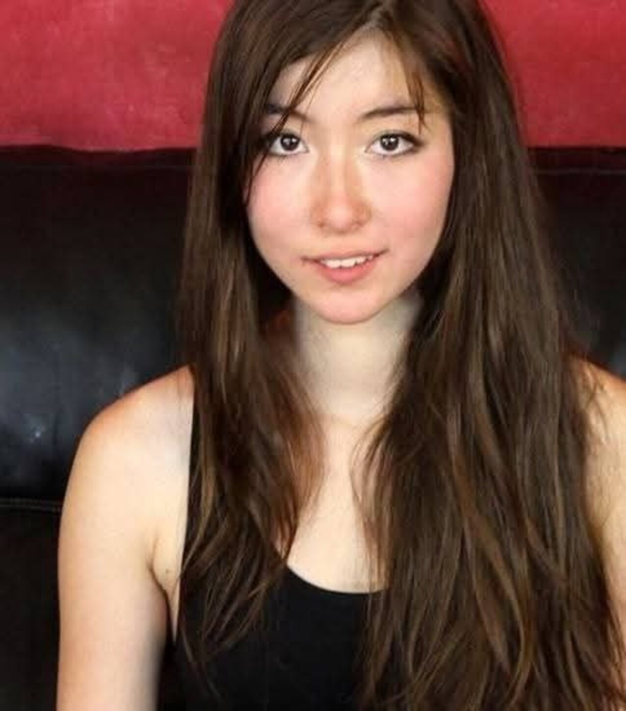 black hair facial tits