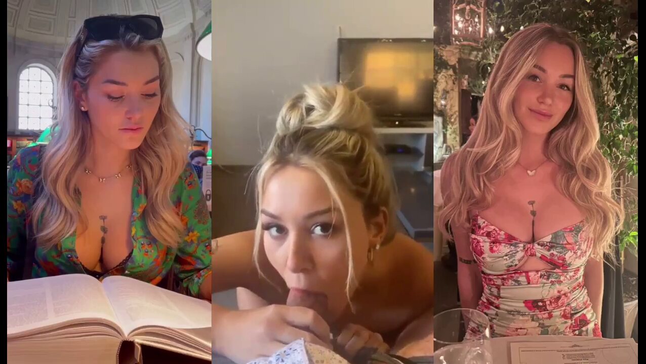 blond amateur blowjob