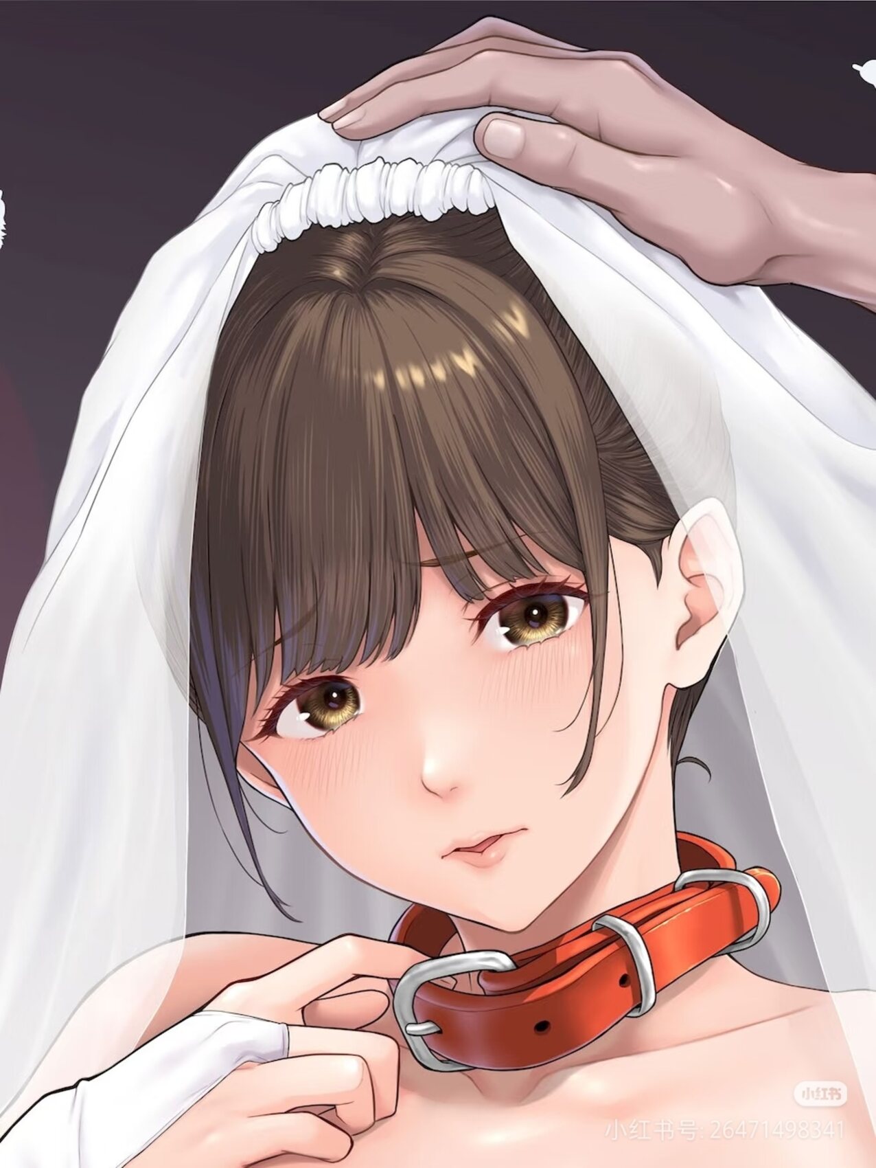 anime wedding dress bdsm