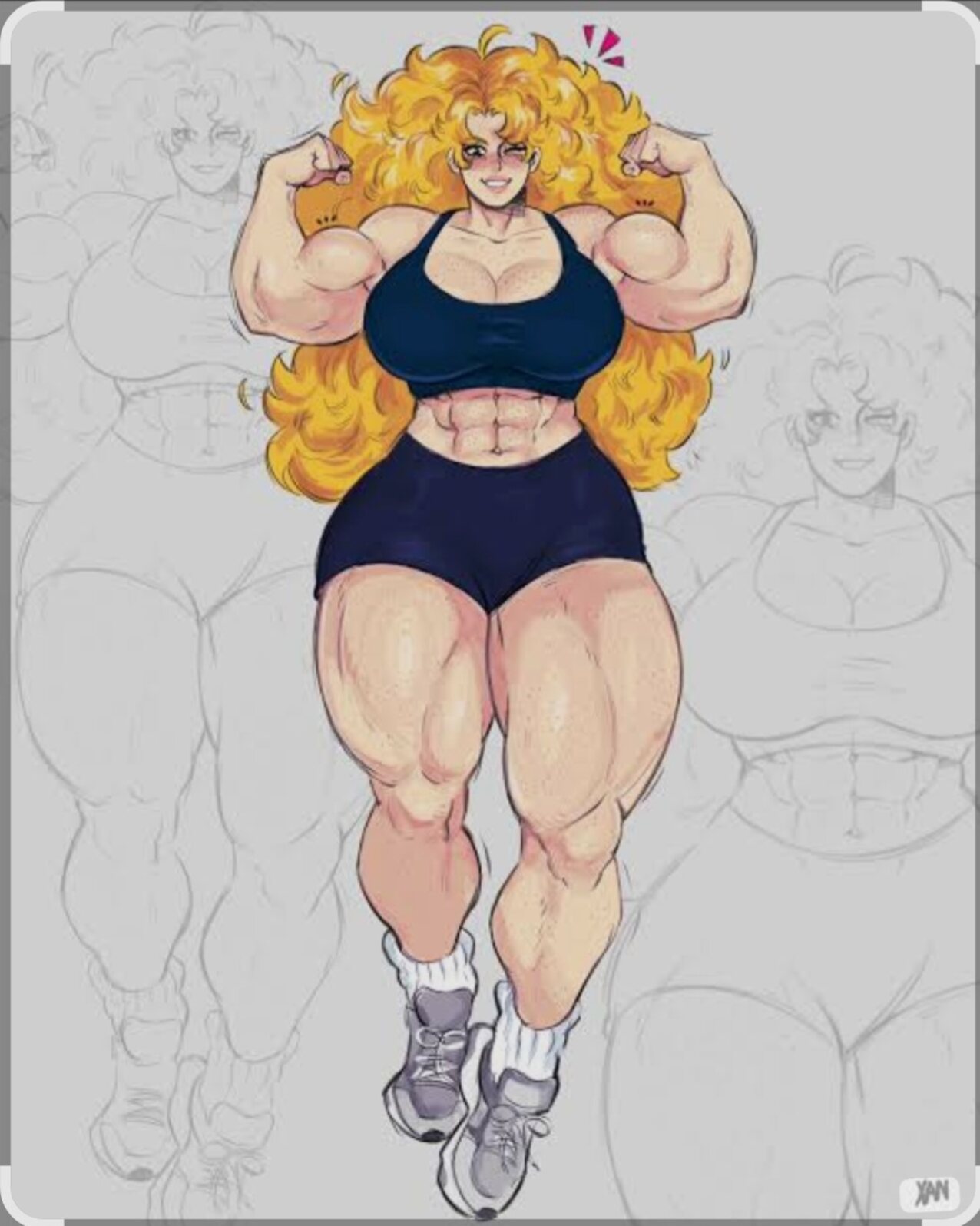 hentai drawing blonde