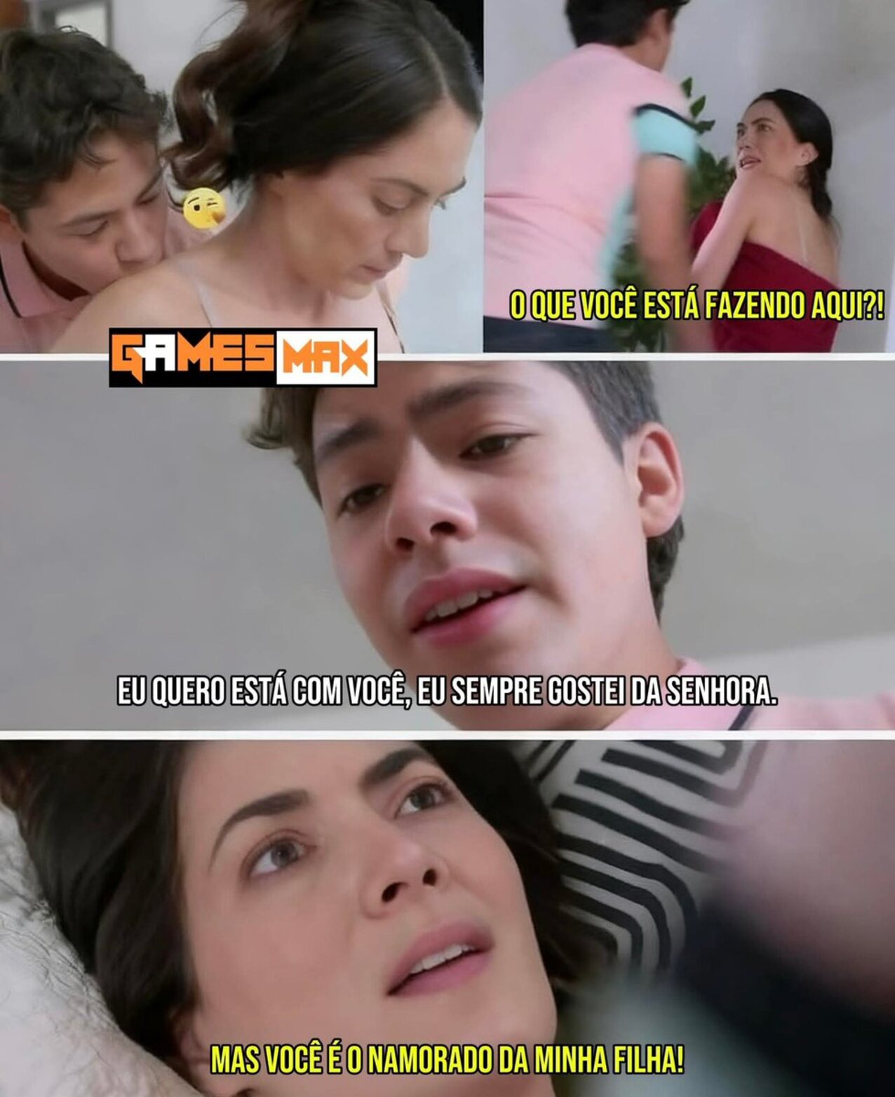 mom son white