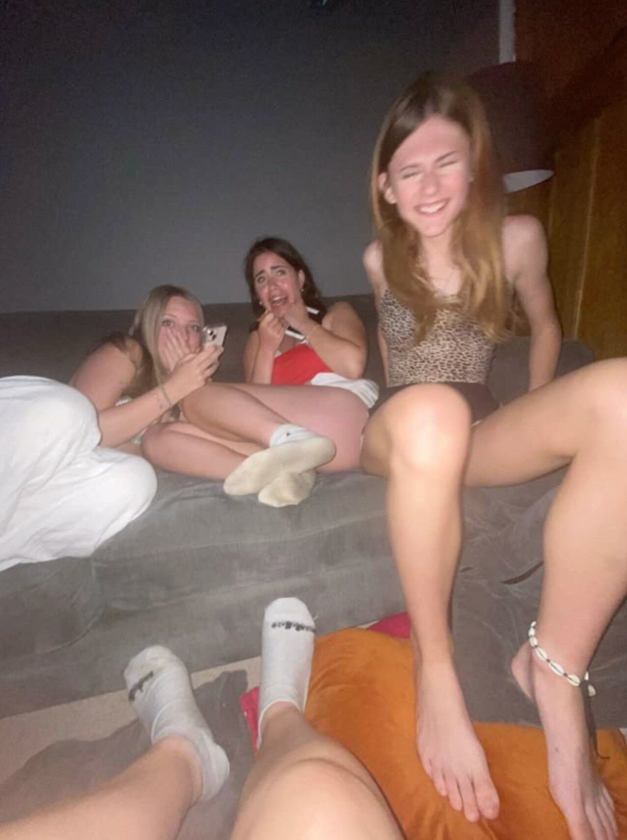 orgy lesbian redhead