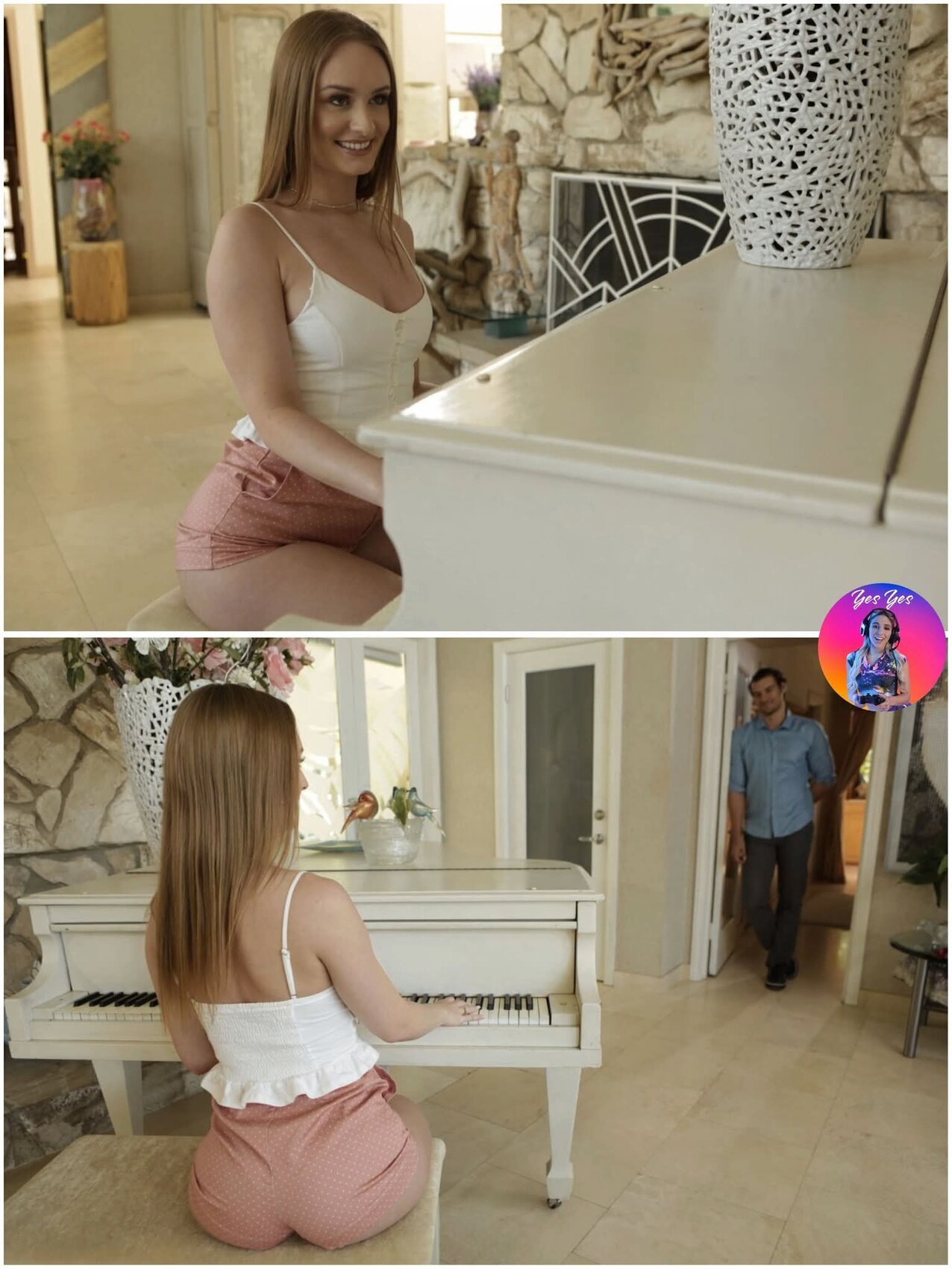 small tits big ass blonde