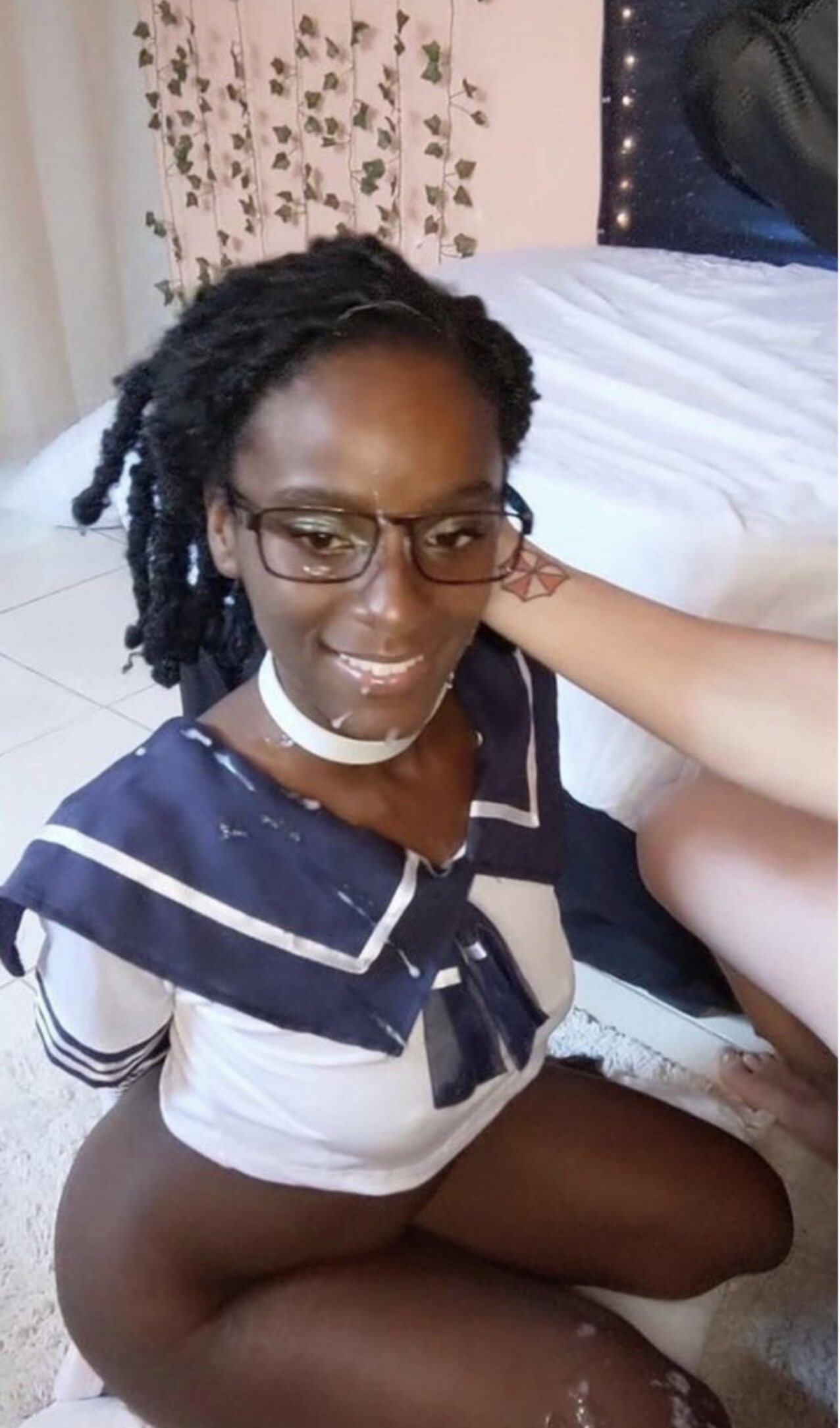ebony school girl darkskin
