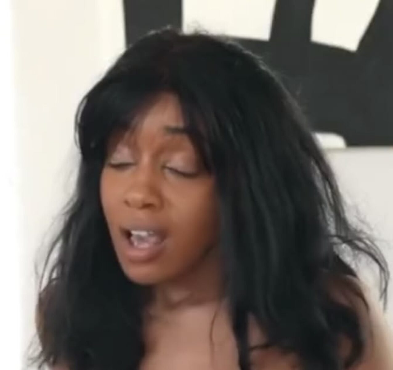 ebony thin brunette