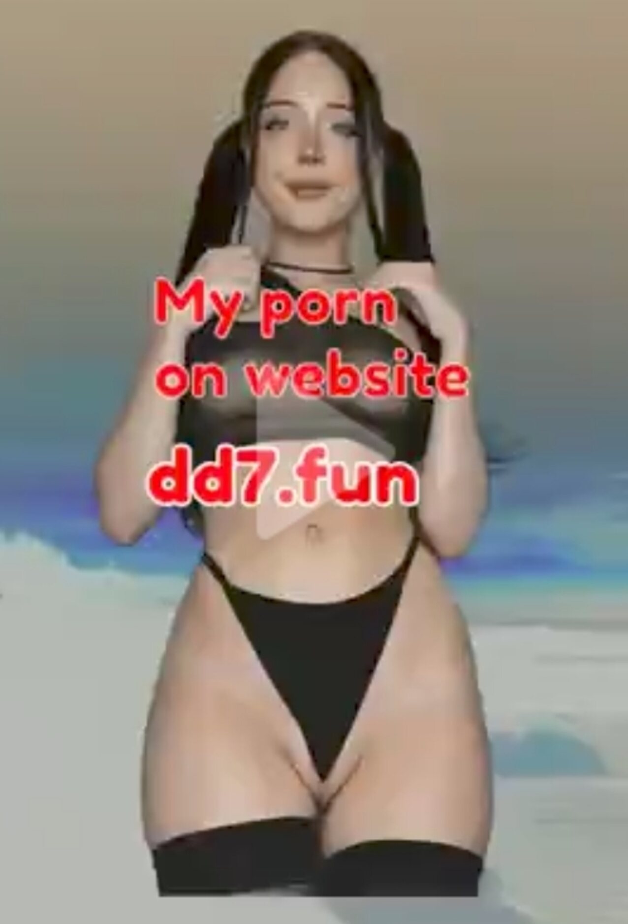 camgirl brunette goth